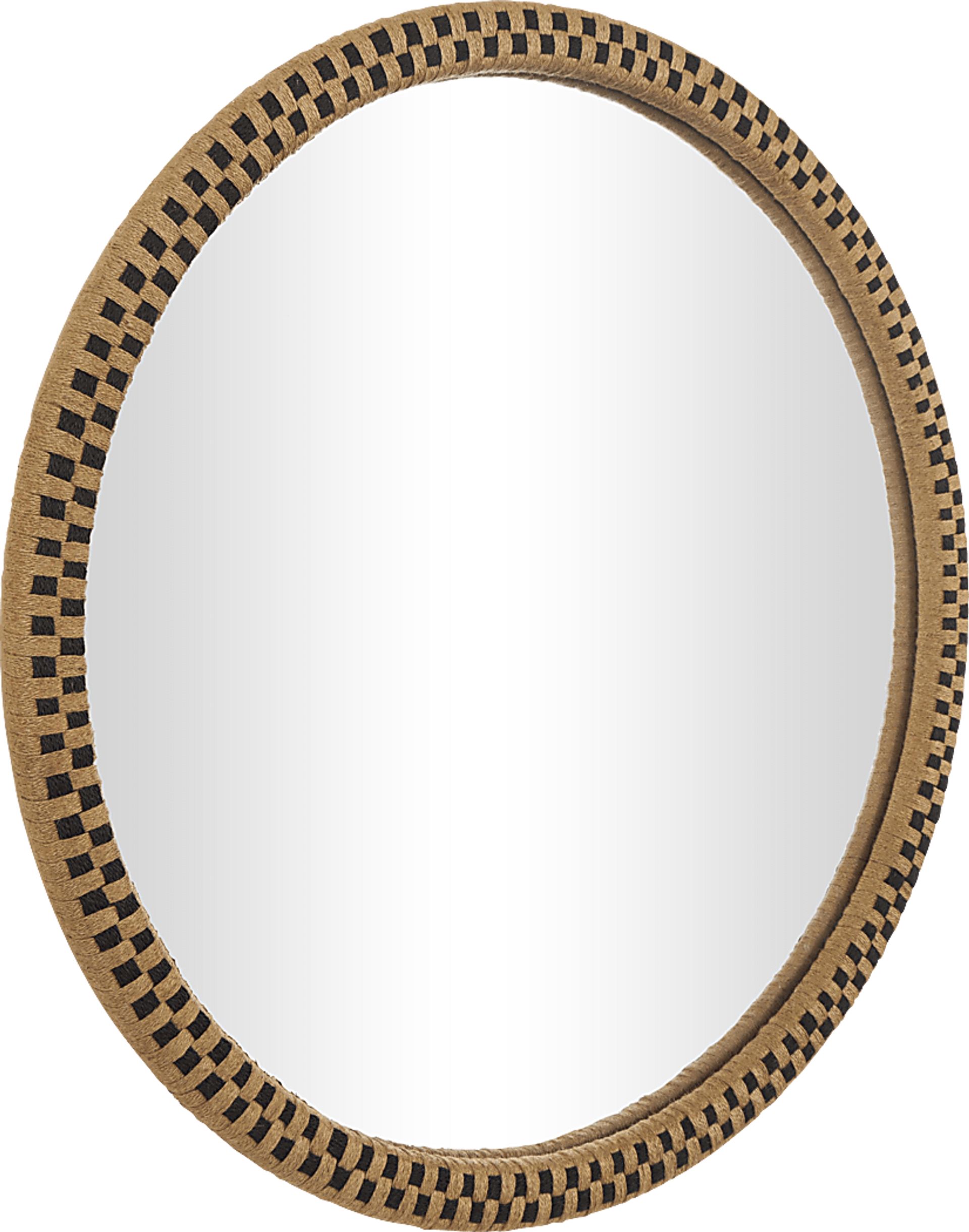Arcanesys Brown Round Wall Mirror - Image 8