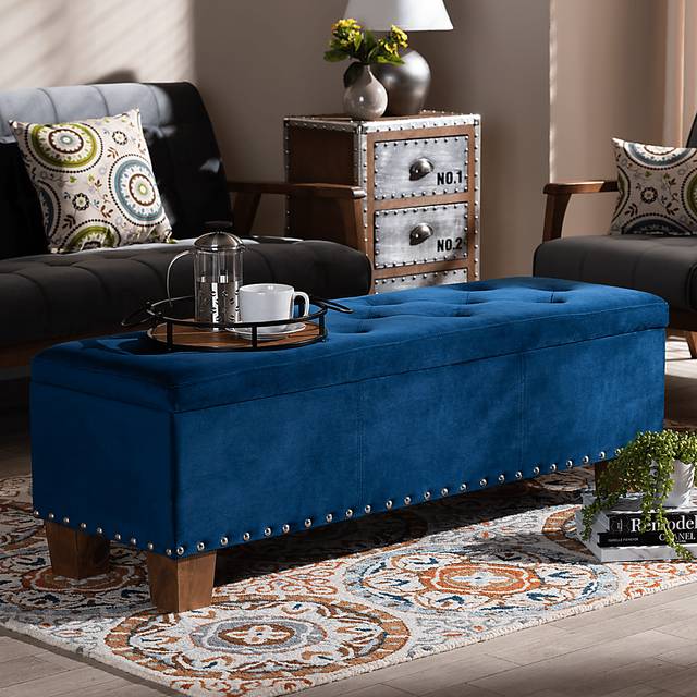 Arcanet Navy Storage Bench - Thumbnail - Image 3