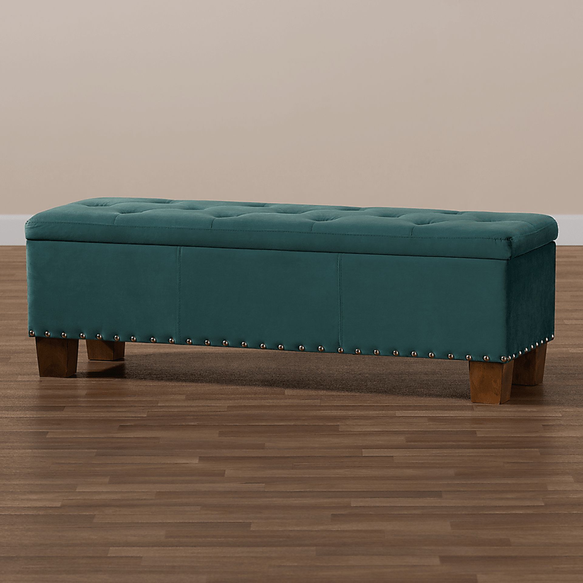 Arcanet Teal Storage Bench - Image 3