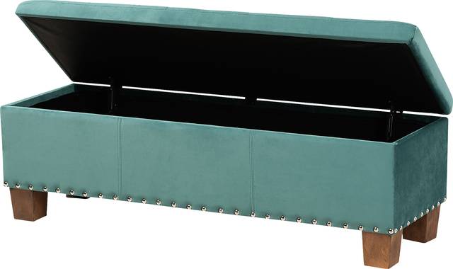 Arcanet Teal Storage Bench - Thumbnail - Image 6