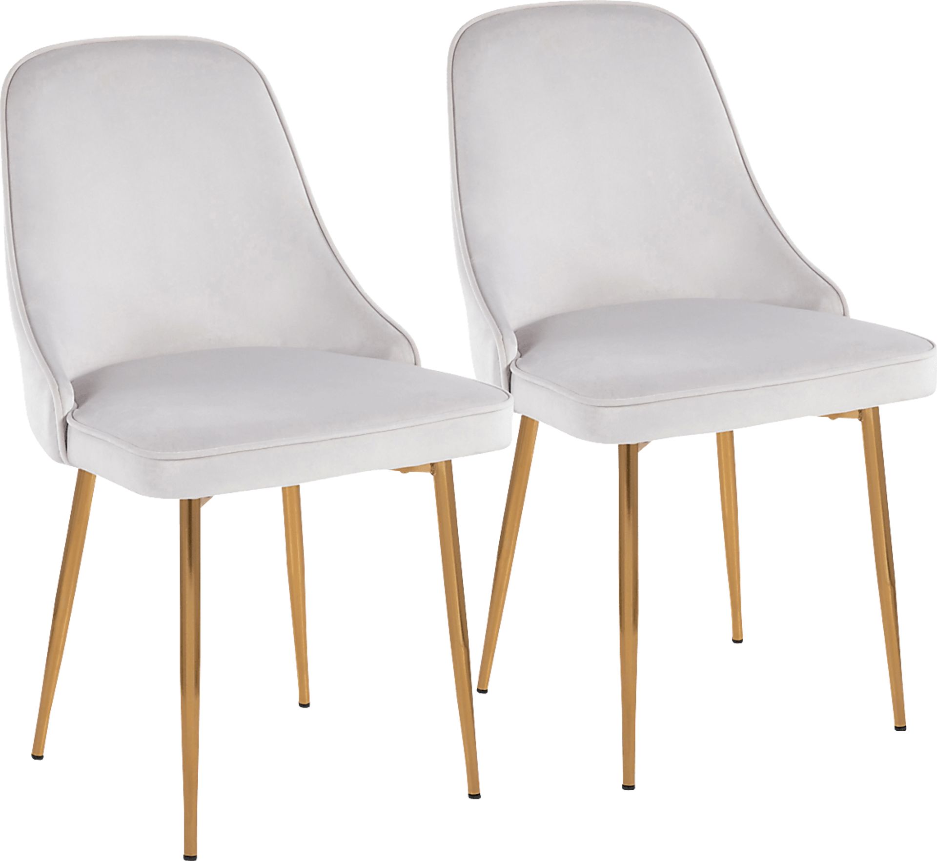 Arcellan White Side Chair, Set of 2 - Image 1