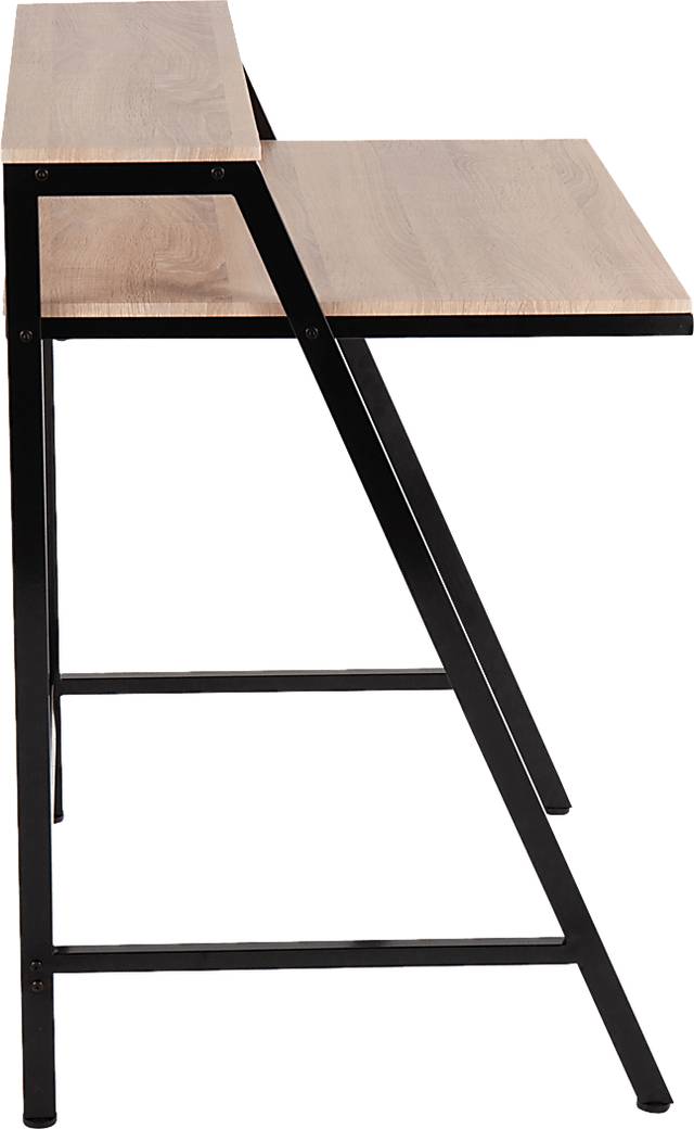 Arch Hill Natural Black Desk - Thumbnail - Image 2