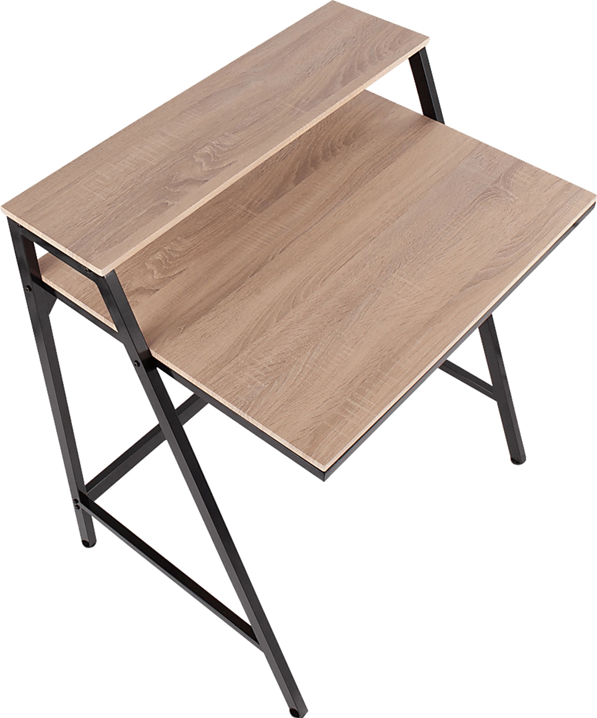 Arch Hill Natural Black Desk - Image 6