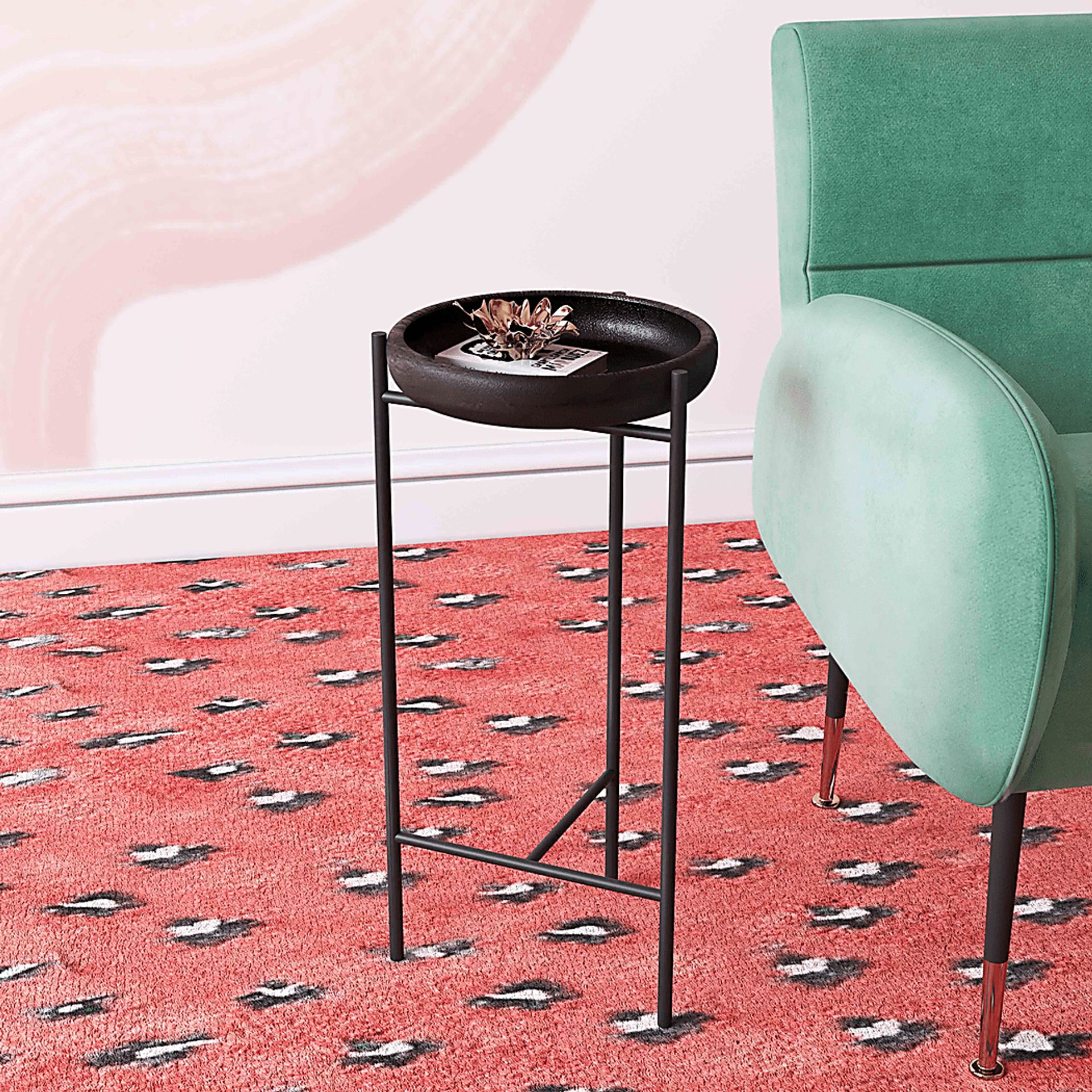 Archad Black Side Table - Image 6