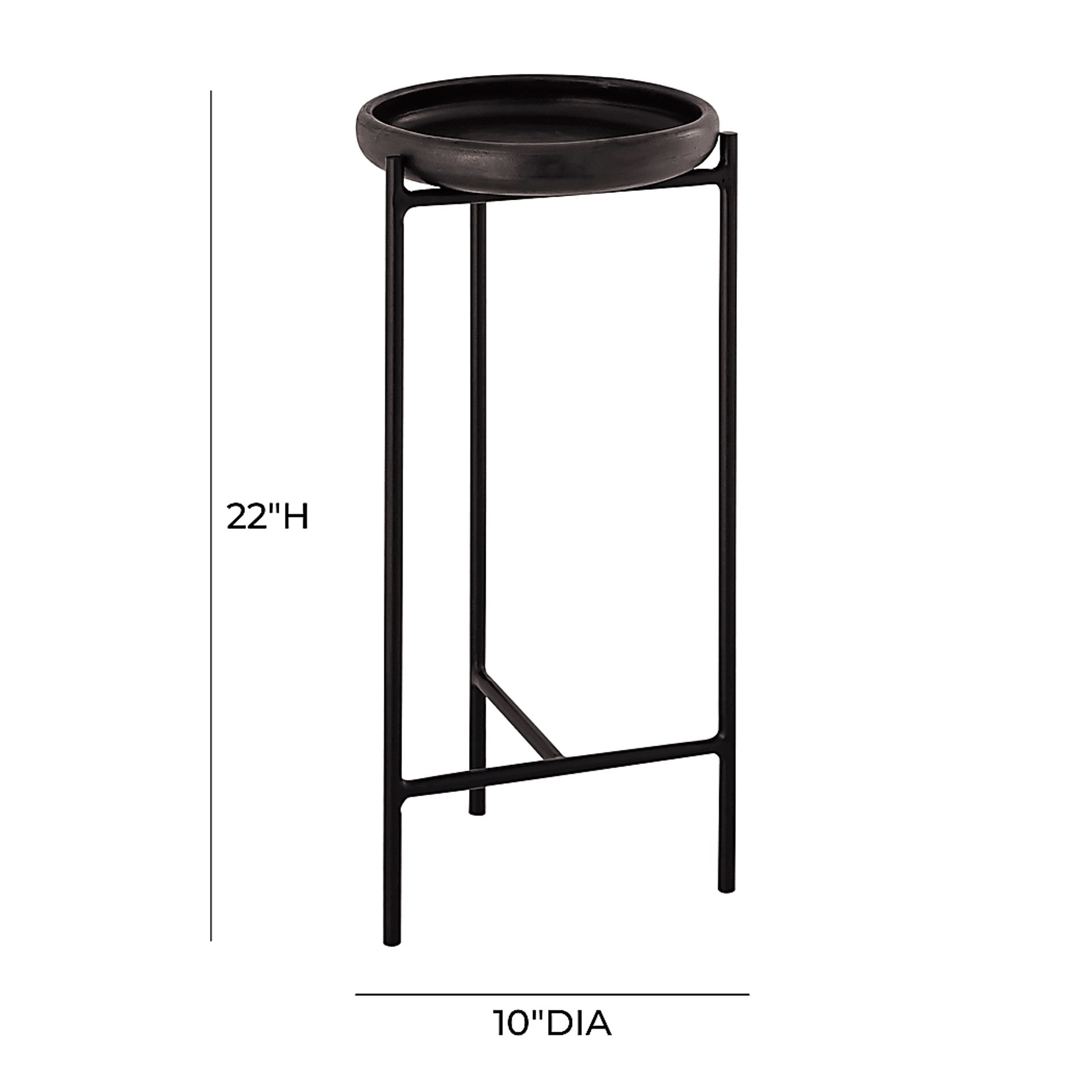 Archad Black Side Table - Image 7