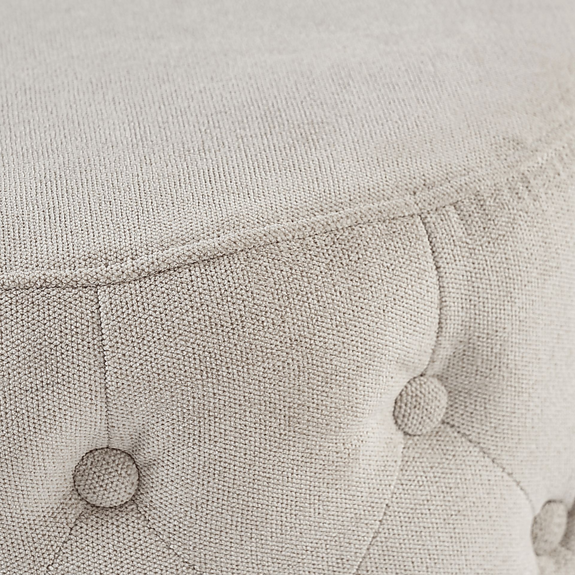 Archana Cream Ottoman - Image 3