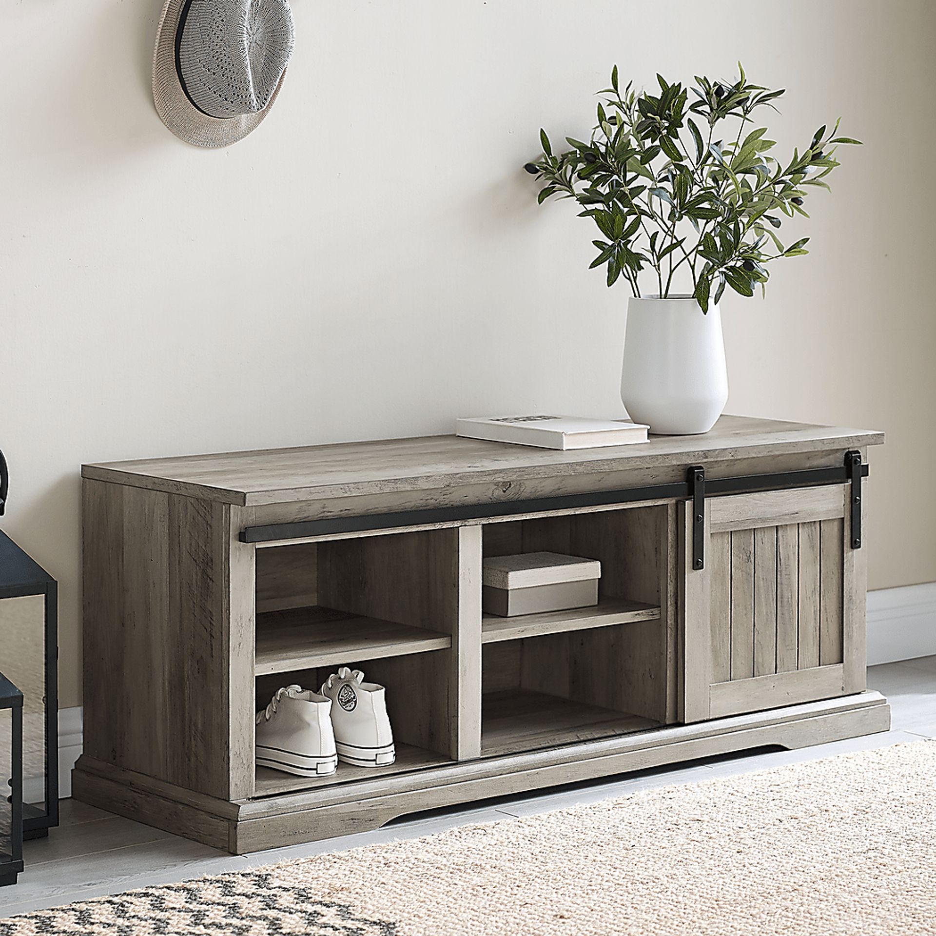 Archdale Gray Accent Bench - Image 4