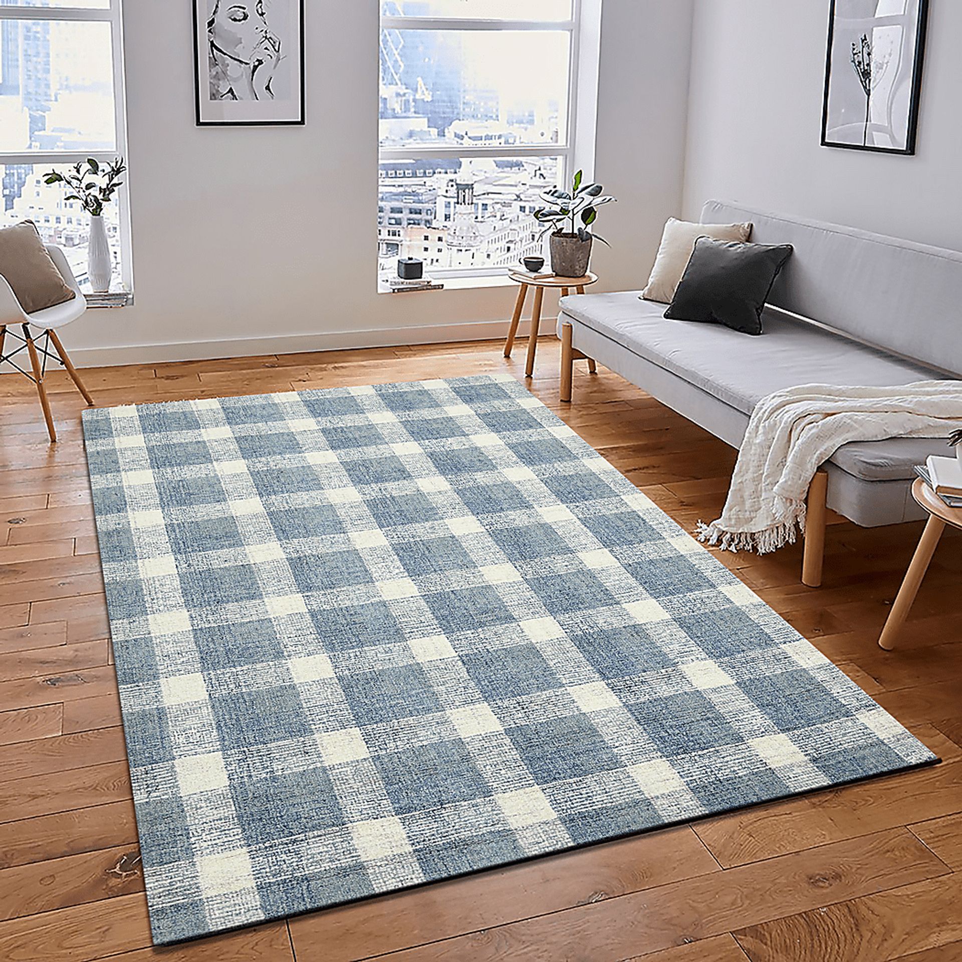 Arcton Blue 5' x 7'6 Rug - Image 2
