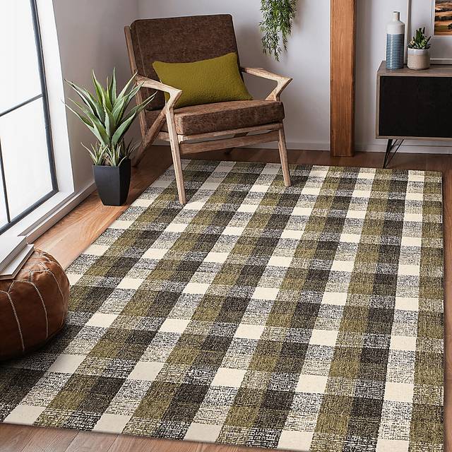 Arcton Khaki 5' x 7'6 Rug - Thumbnail - Image 2