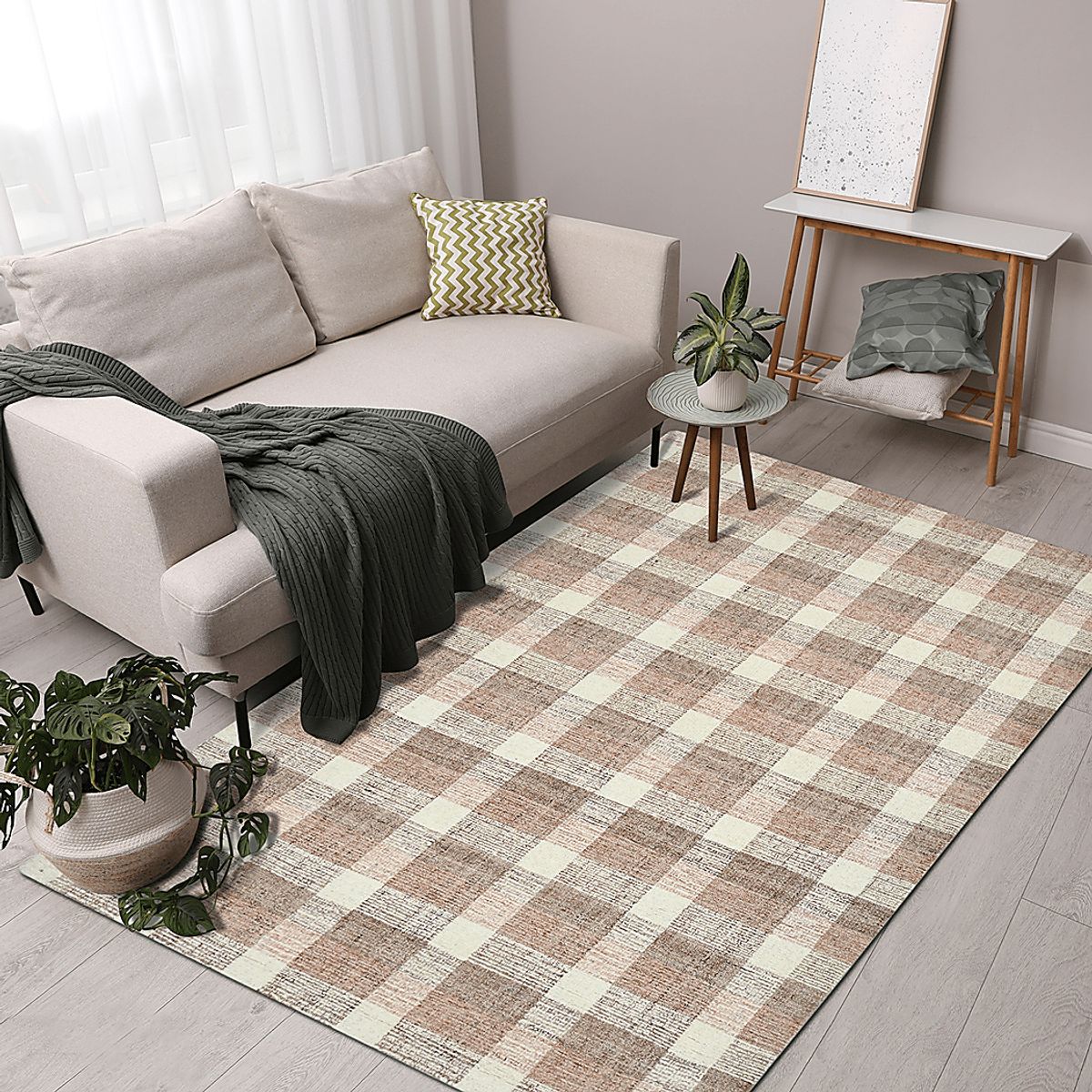 Arcton Rose Gold Orange,Yellow Rugs | Rooms to Go