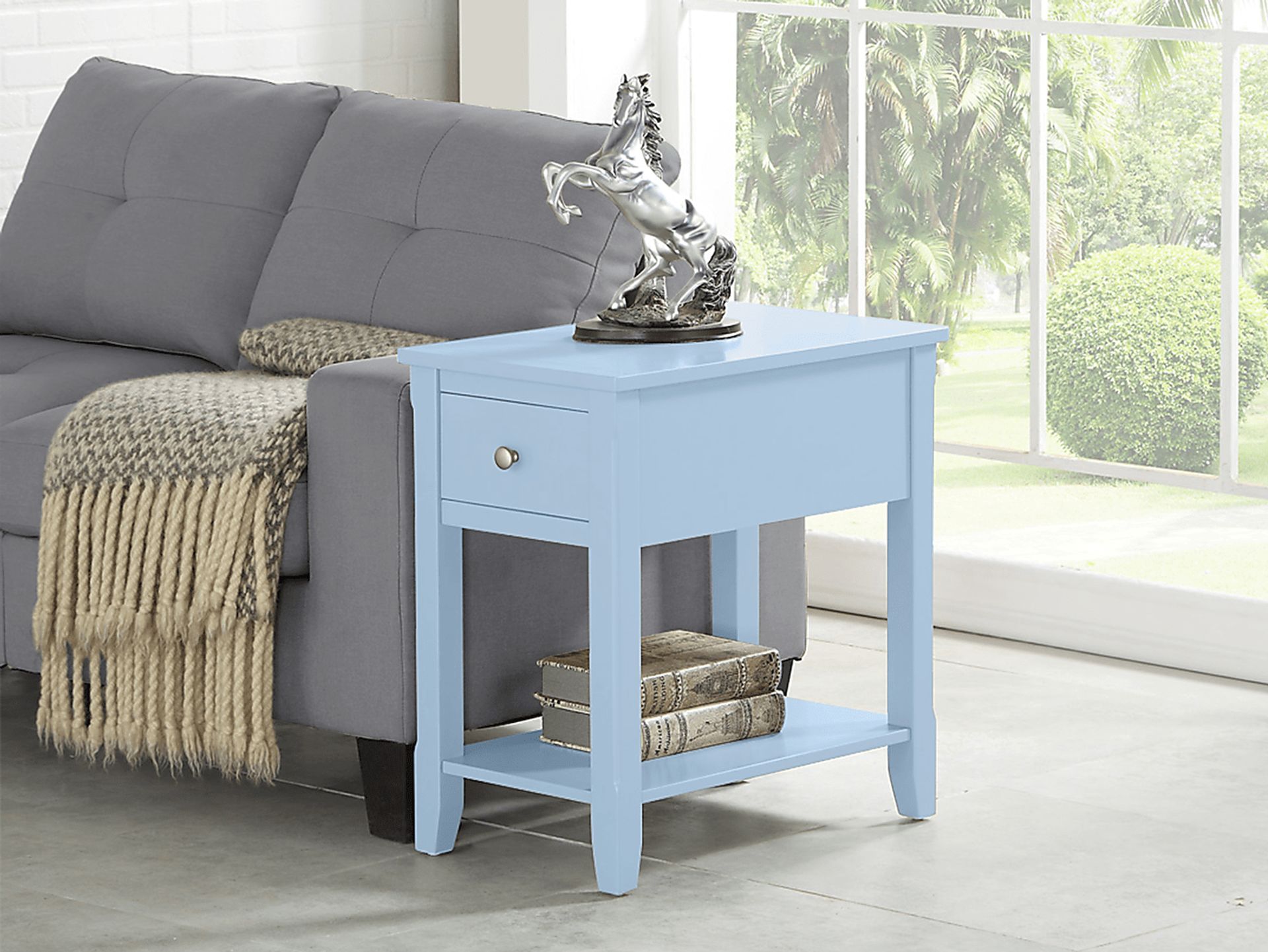 Ardale Blue Accent Table - Image 2