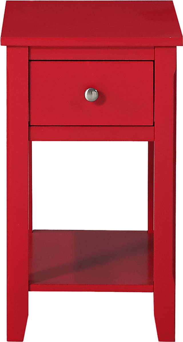 Ardale Red Accent Table - Thumbnail - Image 3