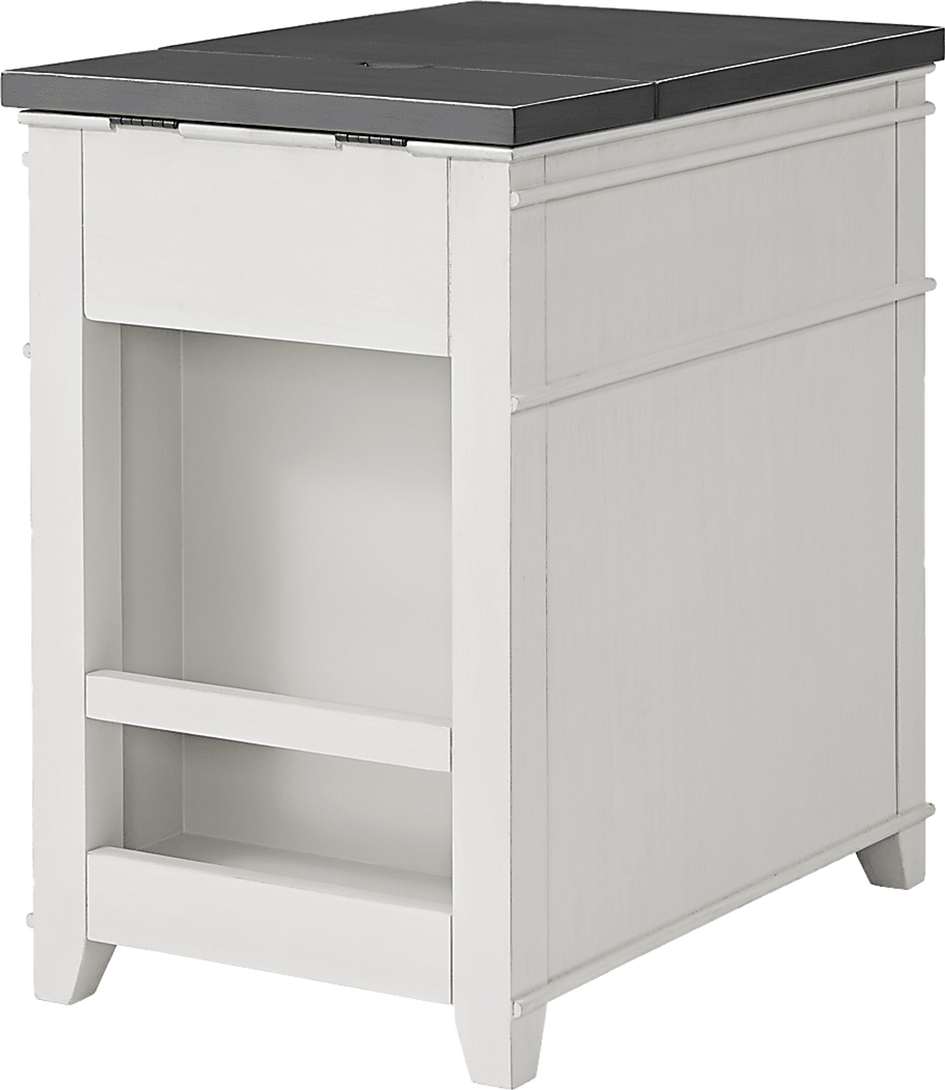 Ardath White Chairside Table - Image 12