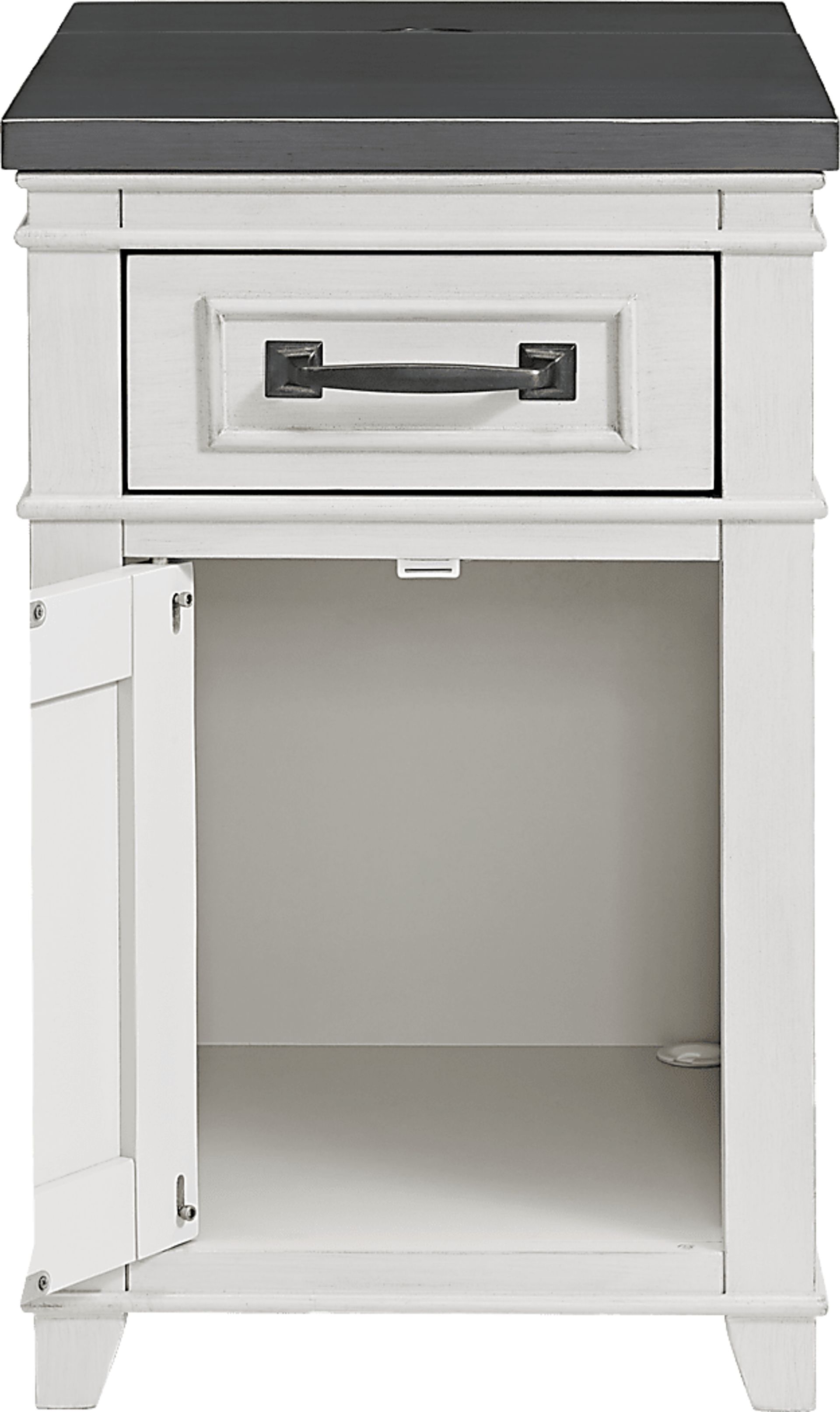 Ardath White Chairside Table - Image 6