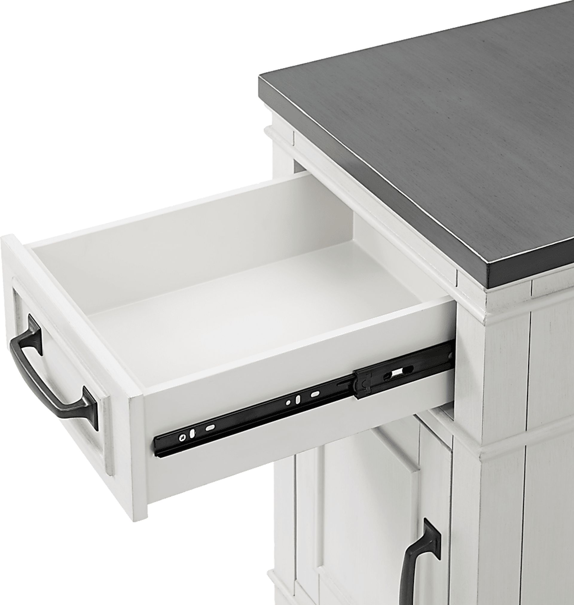 Ardath White Chairside Table - Image 10