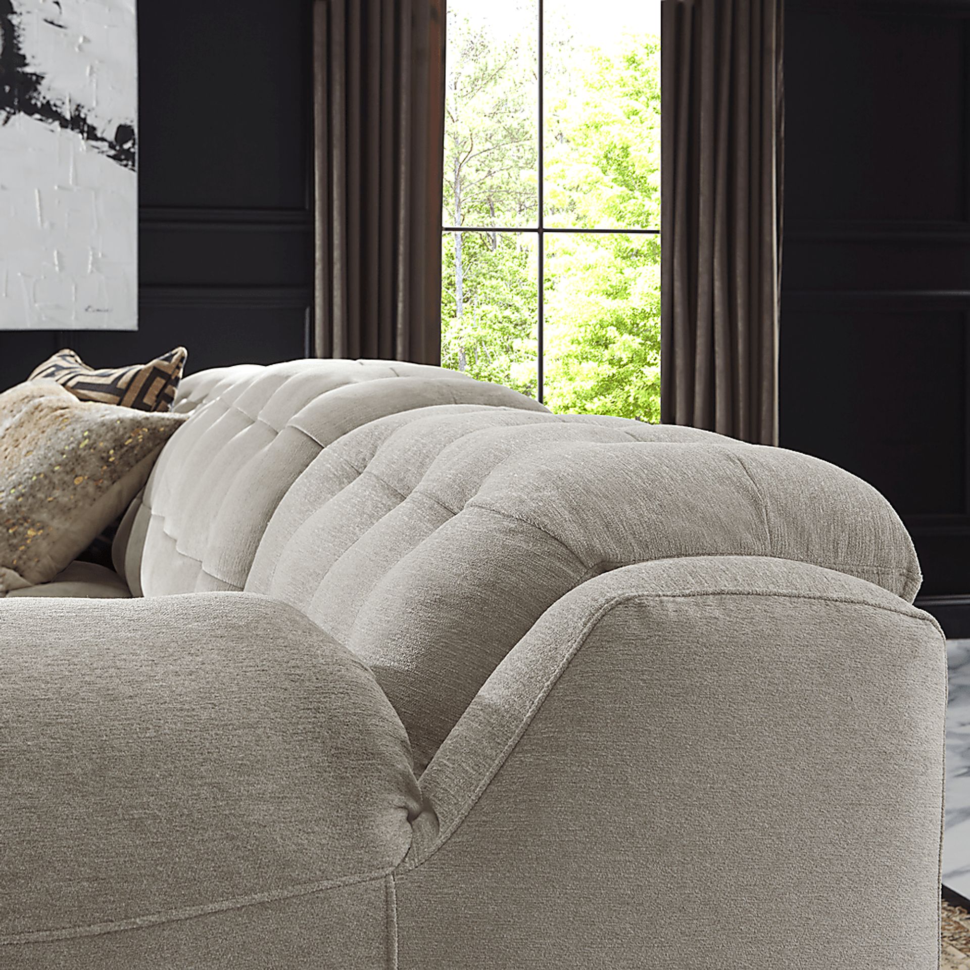 Ardelia Lane Light Gray 3 Pc Dual Power Reclining Sectional - Image 3