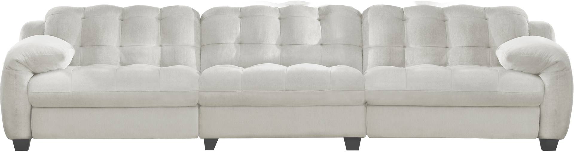 3 pc dual power reclining sectional