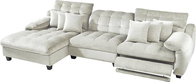 Ardelia Lane Light Gray 6 Pc Dual Power Reclining Sectional Living Room - Thumbnail - Image 4
