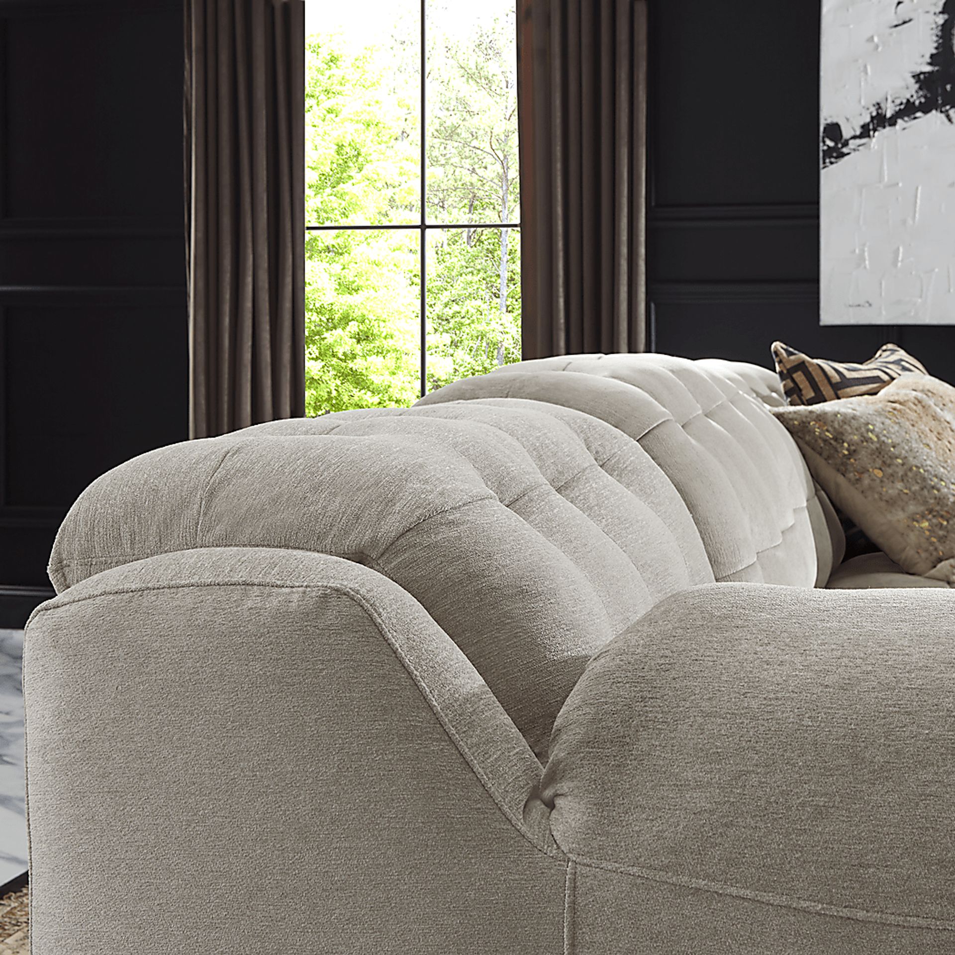 Ardelia Lane Light Gray 3 Pc Dual Power Reclining Sectional - Image 7