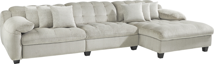 3 pc dual power reclining sectional