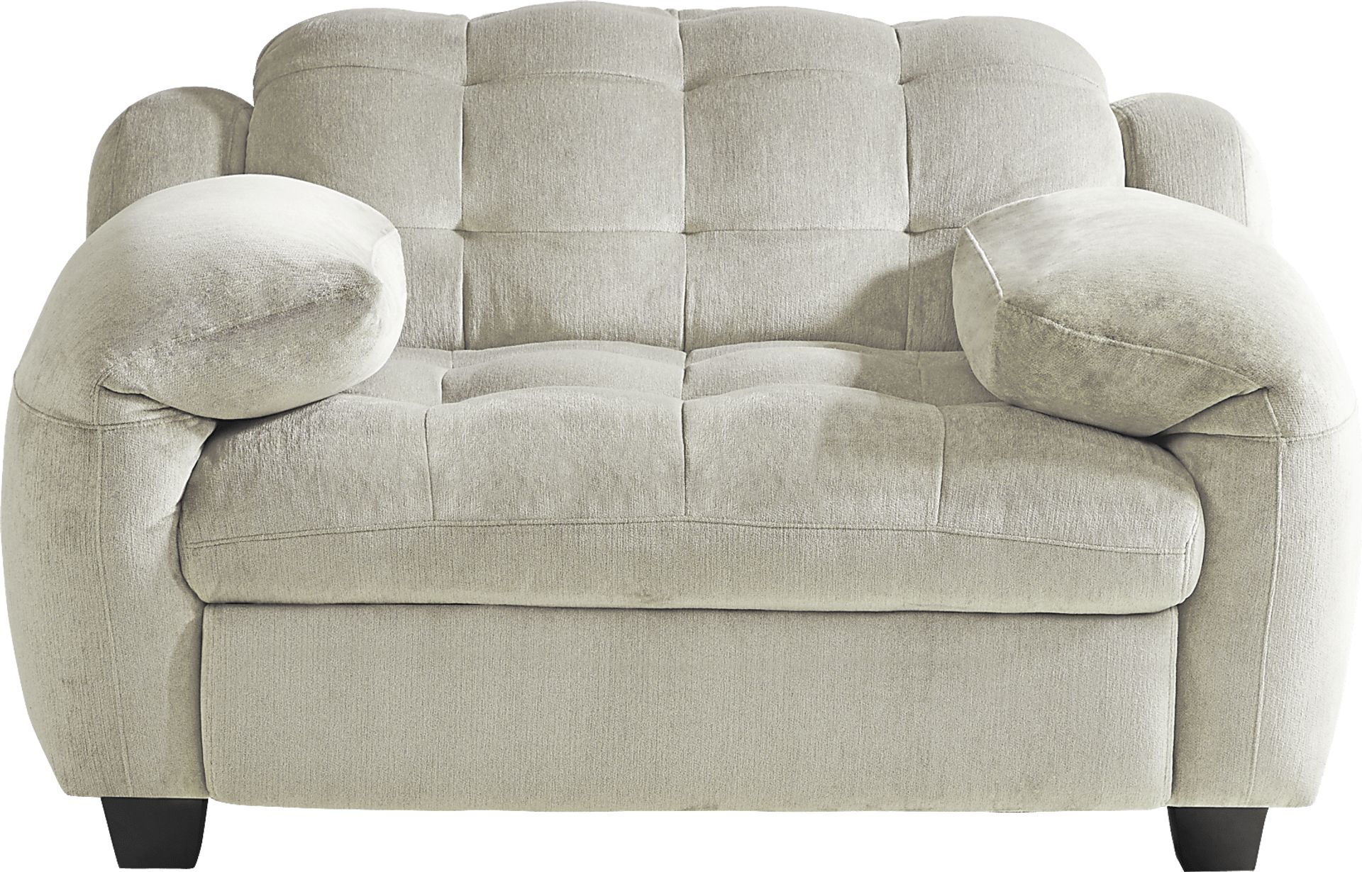 Ardelia Lane Light Gray Dual Power Recliner - Image 2