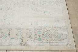 Ardella White Polyester Fabric Rug | Rooms to Go