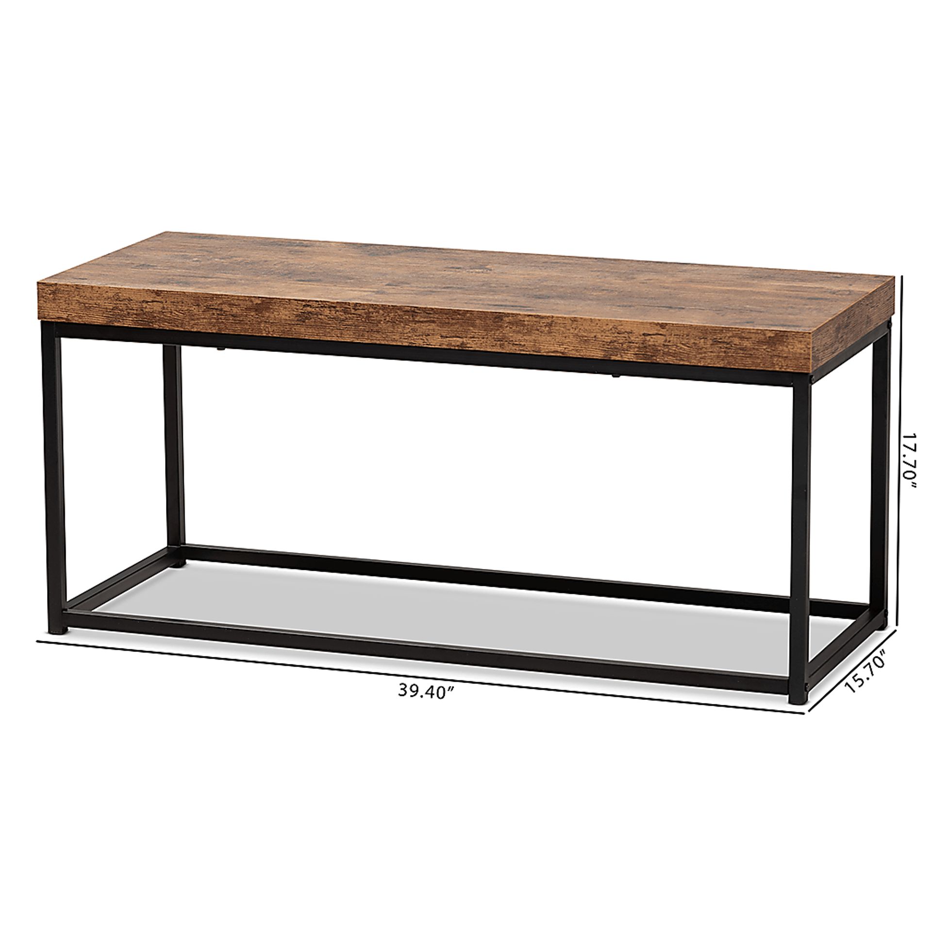 Ardenan Brown Accent Bench - Image 8