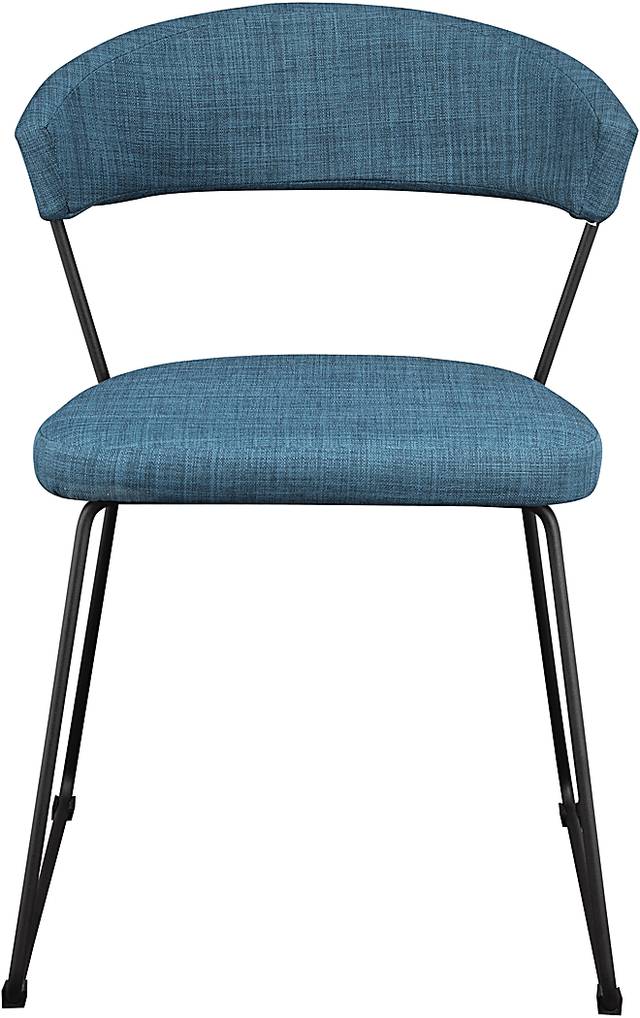 Ardith Blue Side Chair, Set of 2 - Thumbnail - Image 2