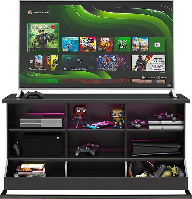 Ardmoore Black 58 In. Gaming Console - Thumbnail - Image 6