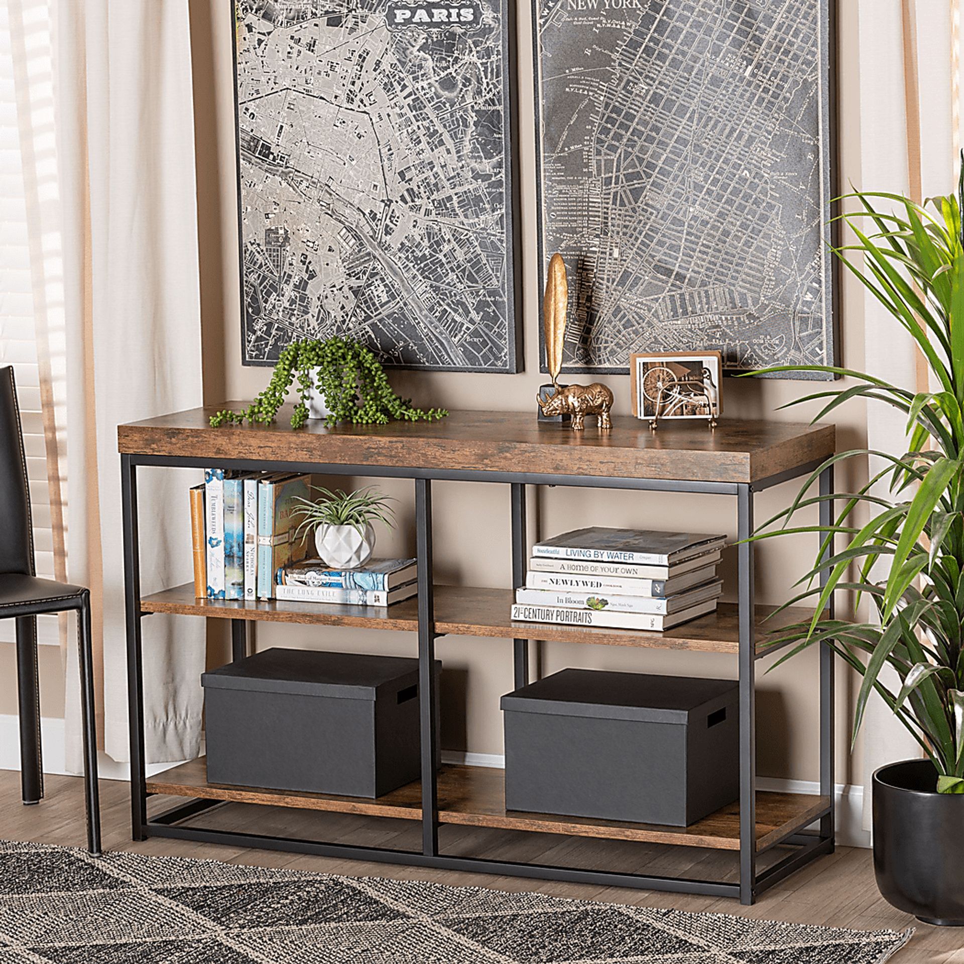 Ardola Walnut Console Table - Image 6