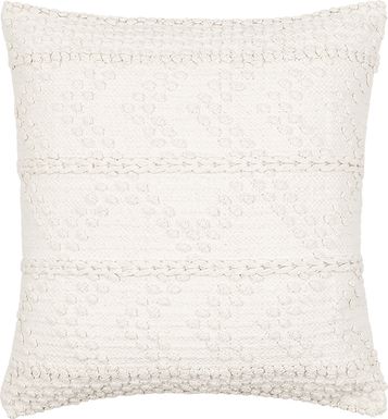 Areia White Accent Pillow