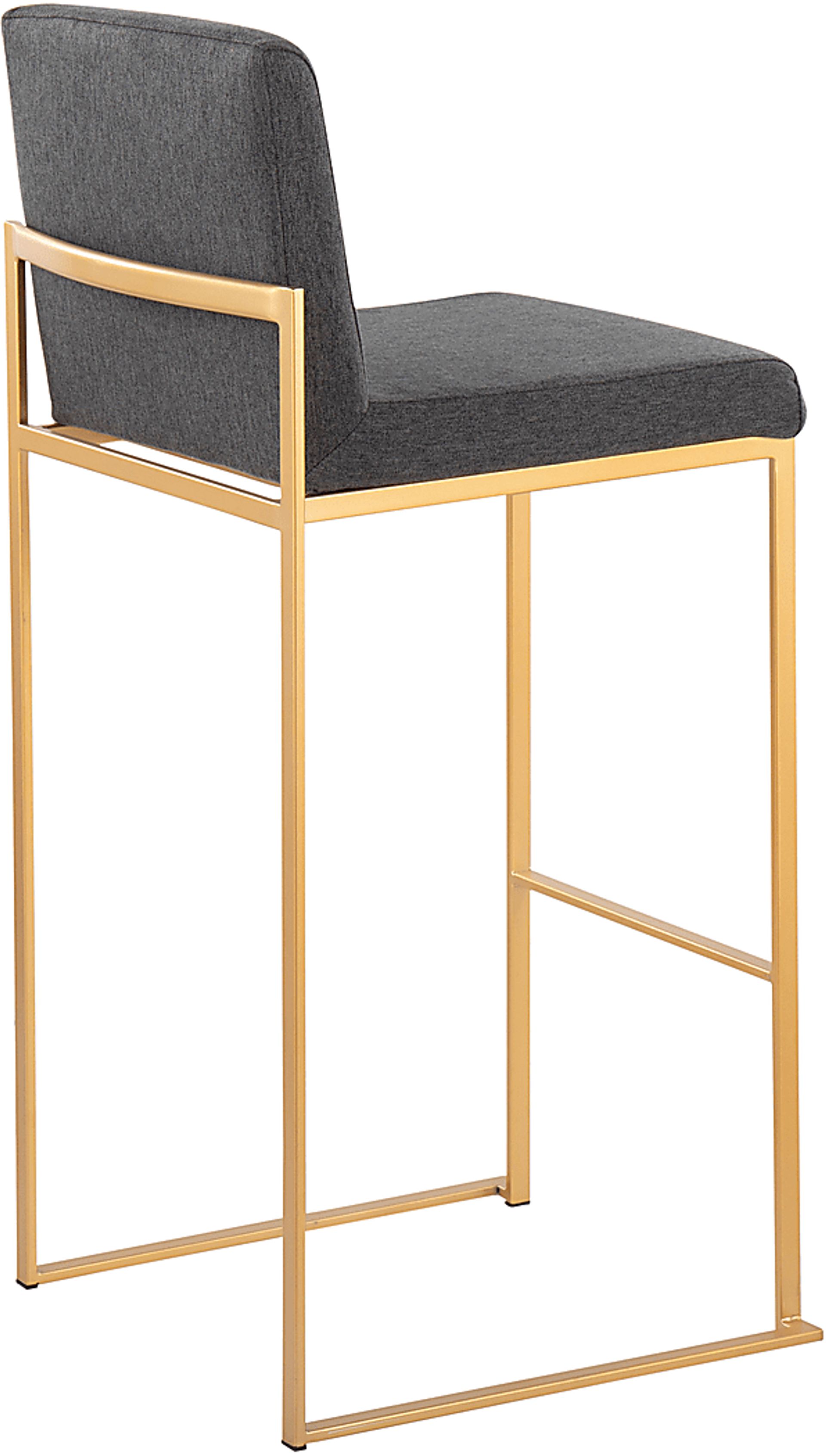 Arelane I Charcoal Barstool, Set of 2 - Image 5
