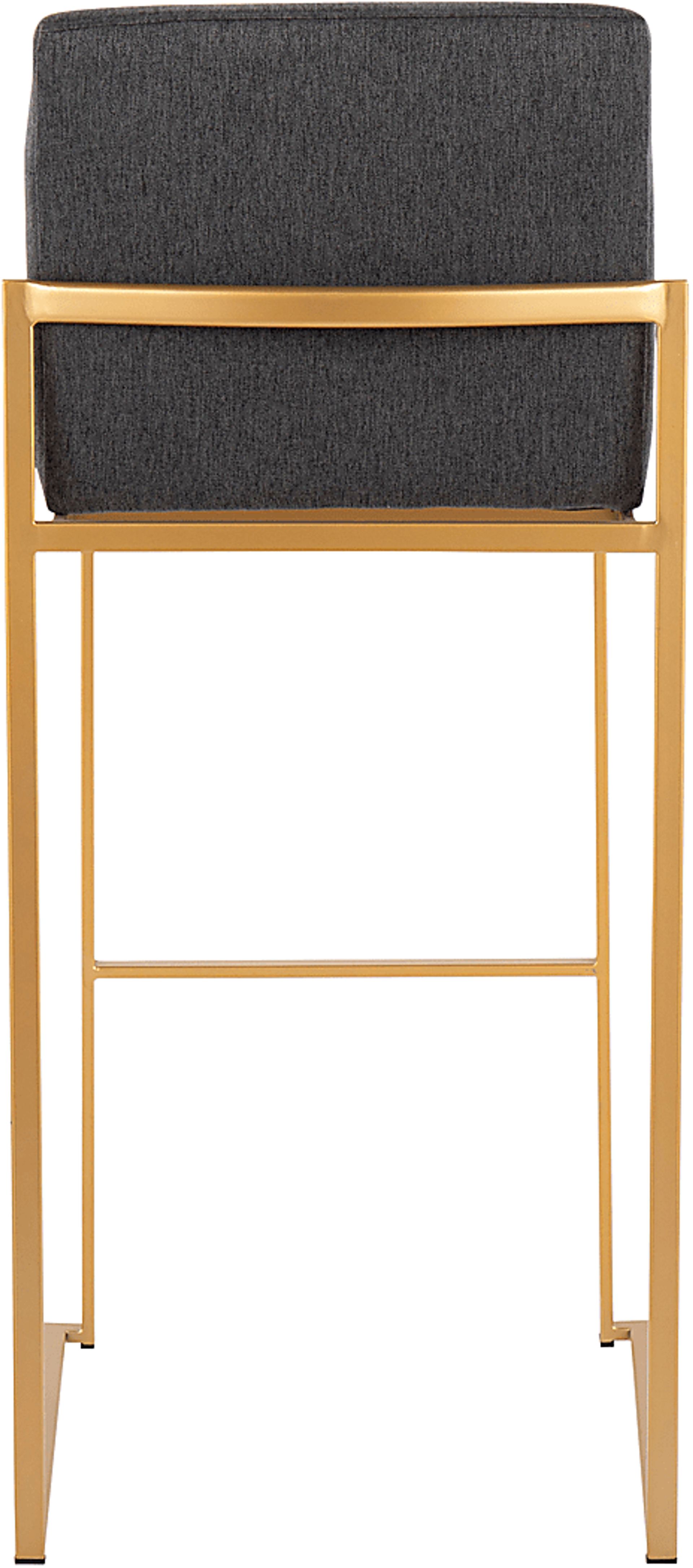 Arelane I Charcoal Barstool, Set of 2 - Image 6