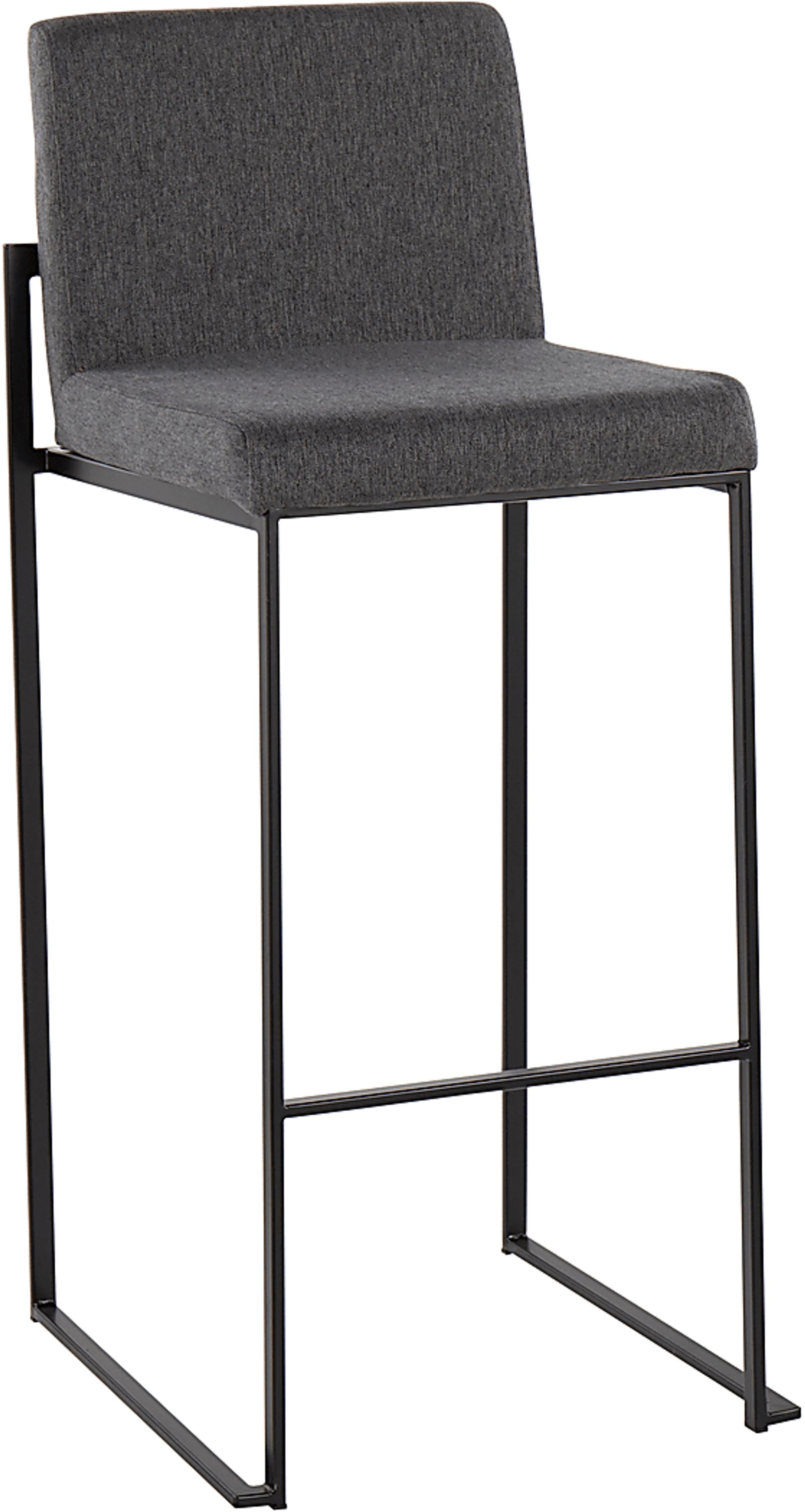 Arelane II Charcoal Barstool, Set of 2 - Image 2