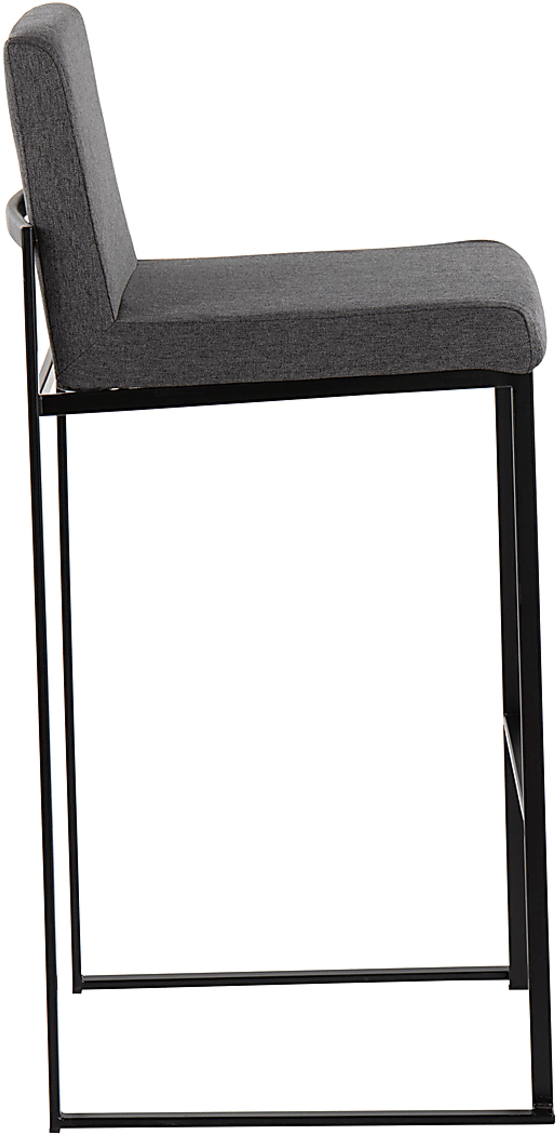 Arelane II Charcoal Barstool, Set of 2 - Image 3