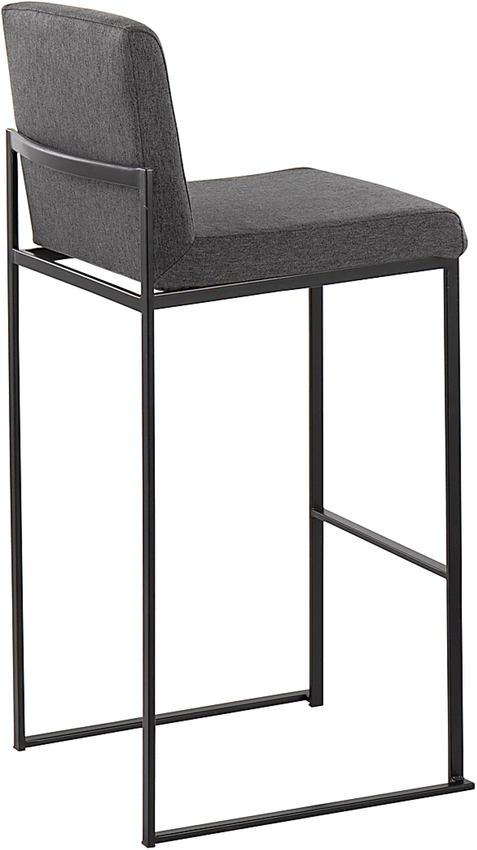 Arelane II Charcoal Barstool, Set of 2 - Image 6