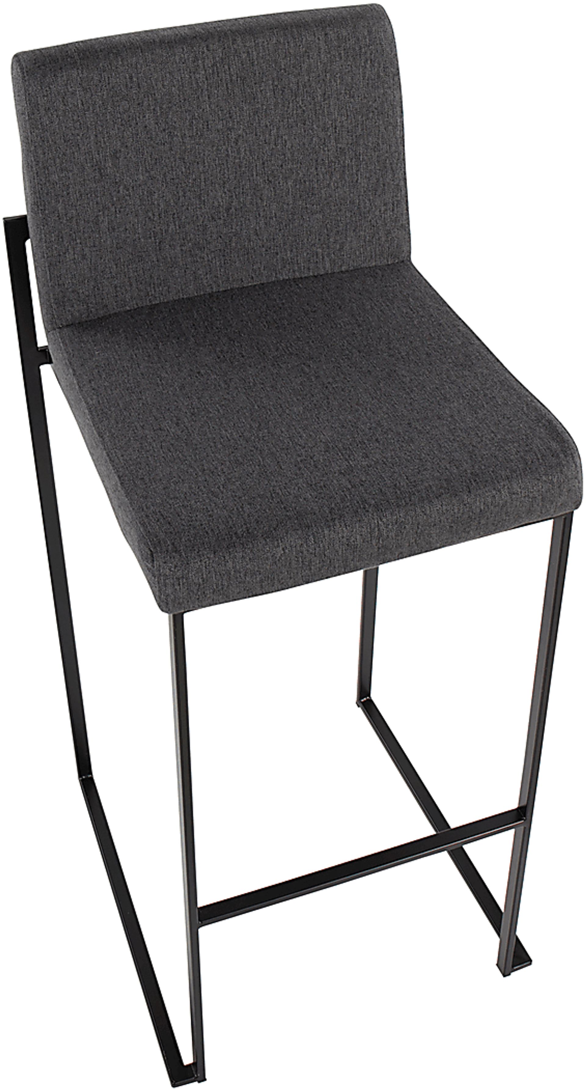 Arelane II Charcoal Barstool, Set of 2 - Image 7