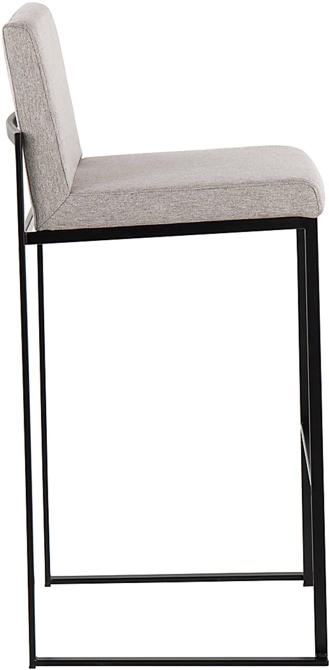 Arelane II Gray Barstool, Set of 2 - Thumbnail - Image 3