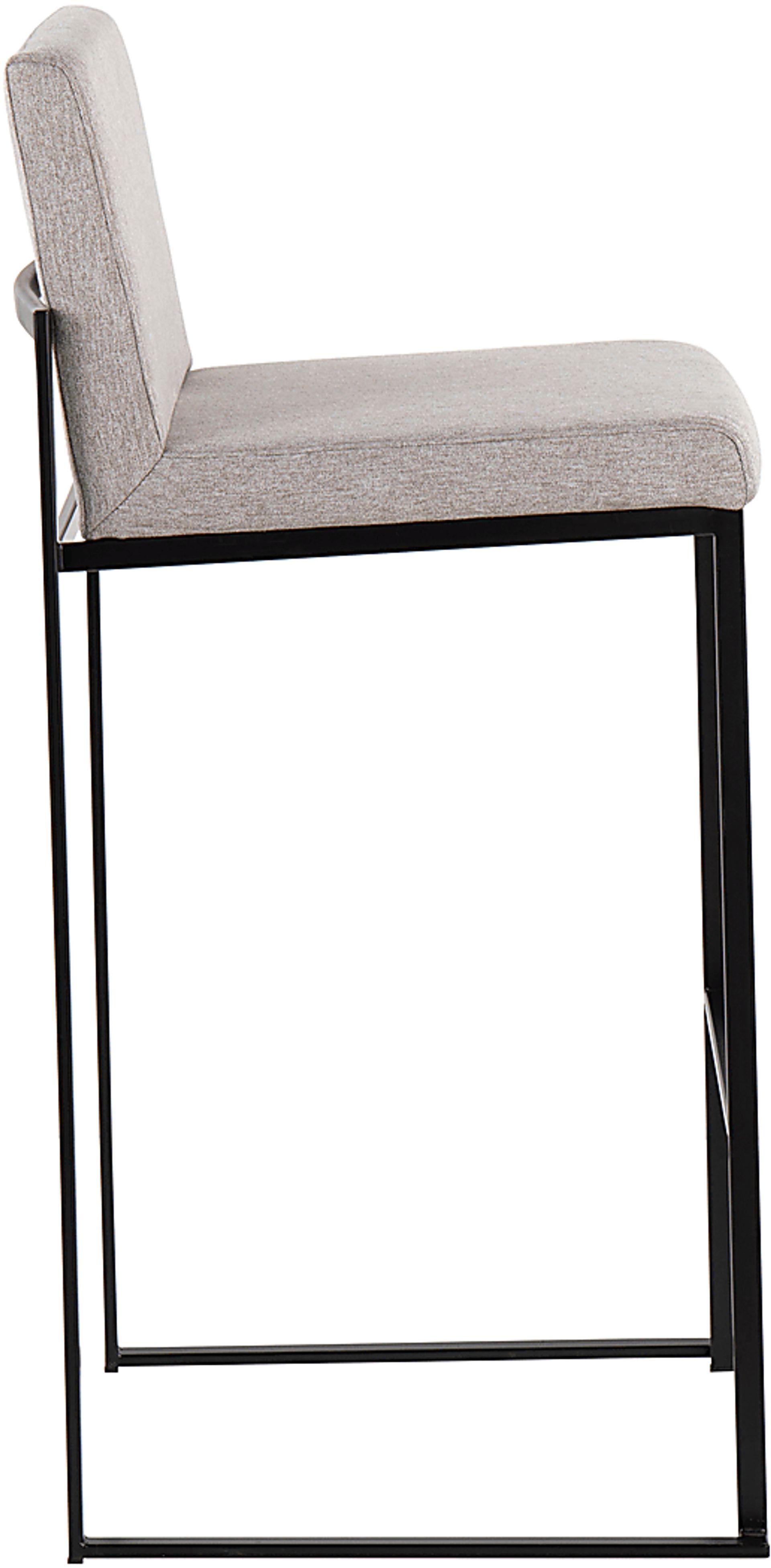 Arelane II Gray Barstool, Set of 2 - Image 3