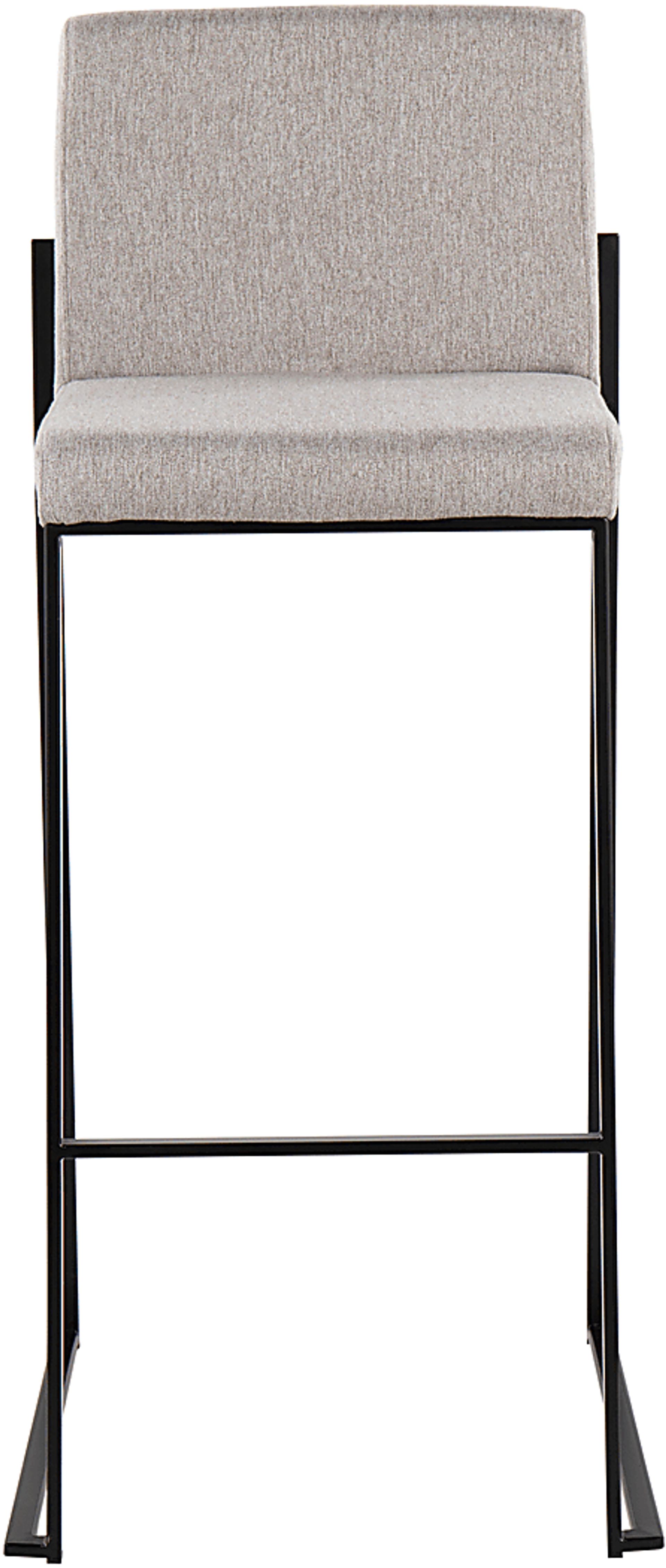 Arelane II Gray Barstool, Set of 2 - Image 4