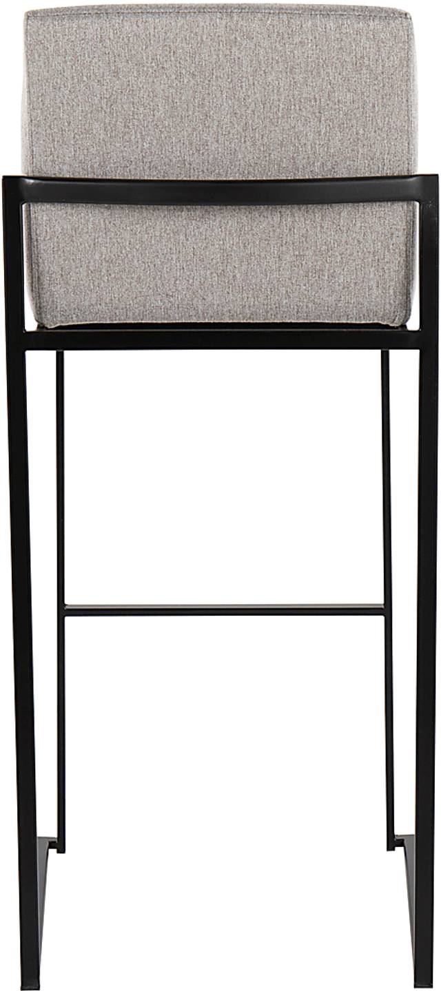 Arelane II Gray Barstool, Set of 2 - Thumbnail - Image 6