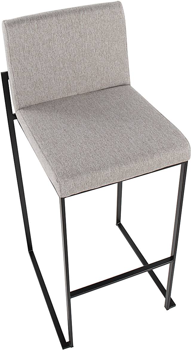 Arelane II Gray Barstool, Set of 2 - Thumbnail - Image 7
