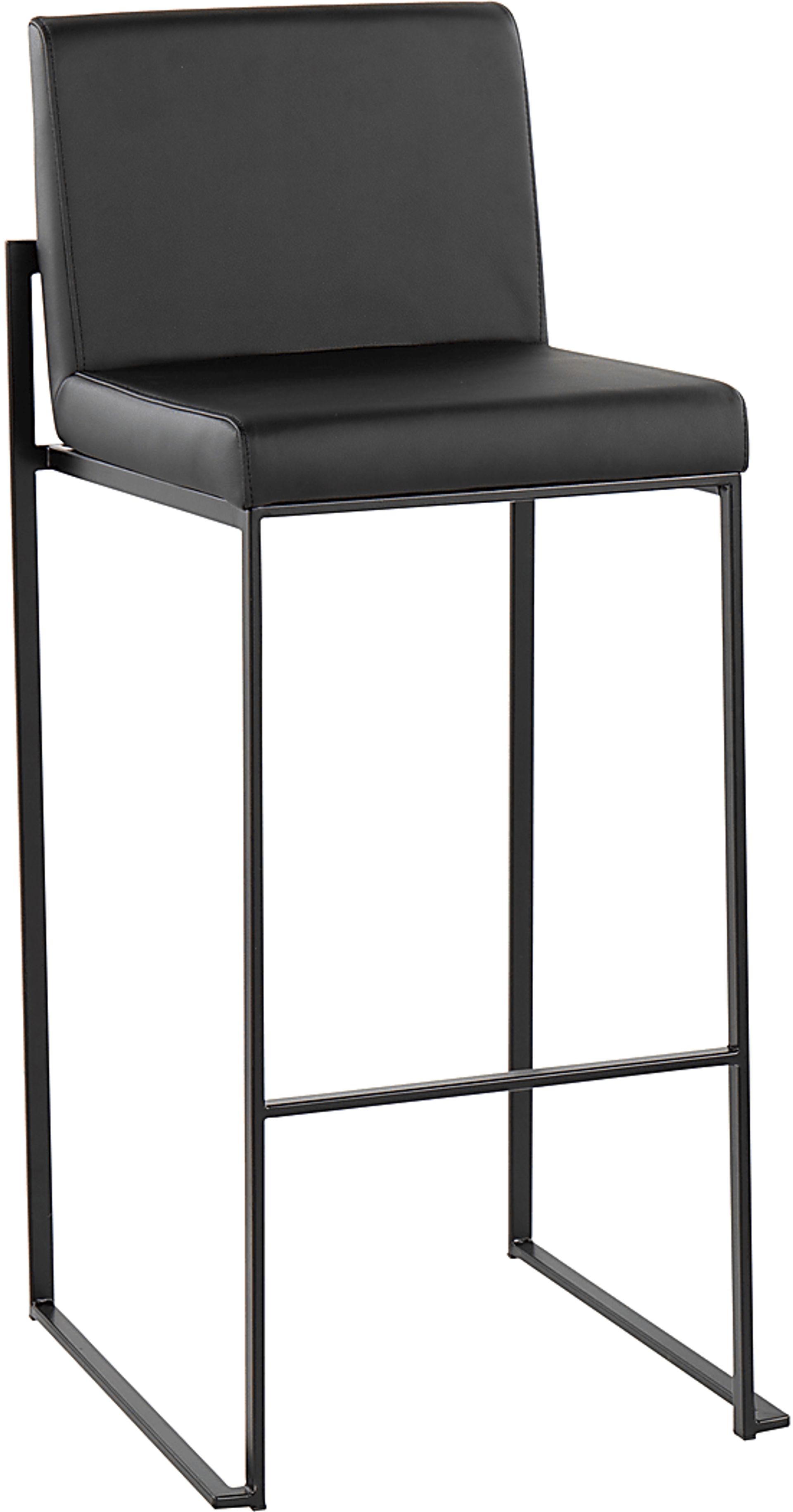Arelane III Black Barstool, Set of 2 - Image 2