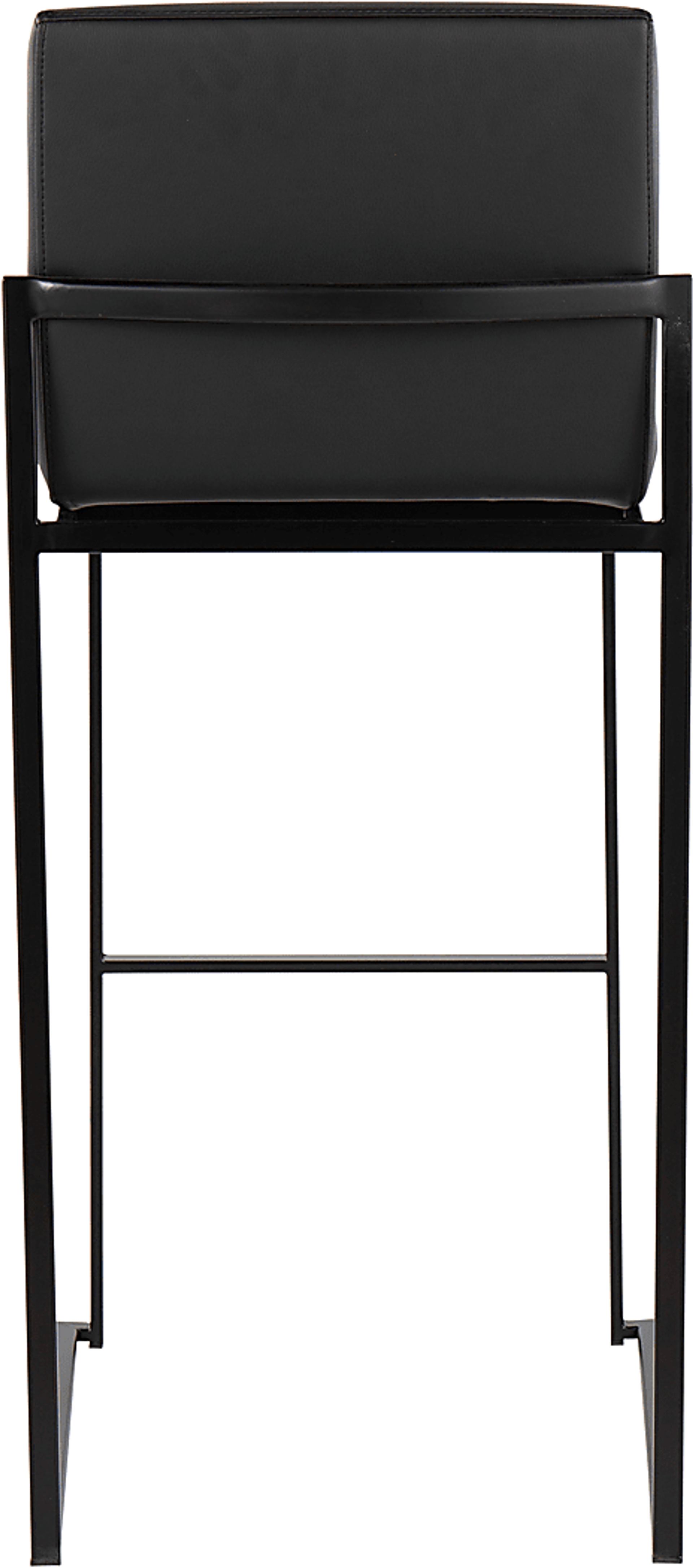 Arelane III Black Barstool, Set of 2 - Image 5