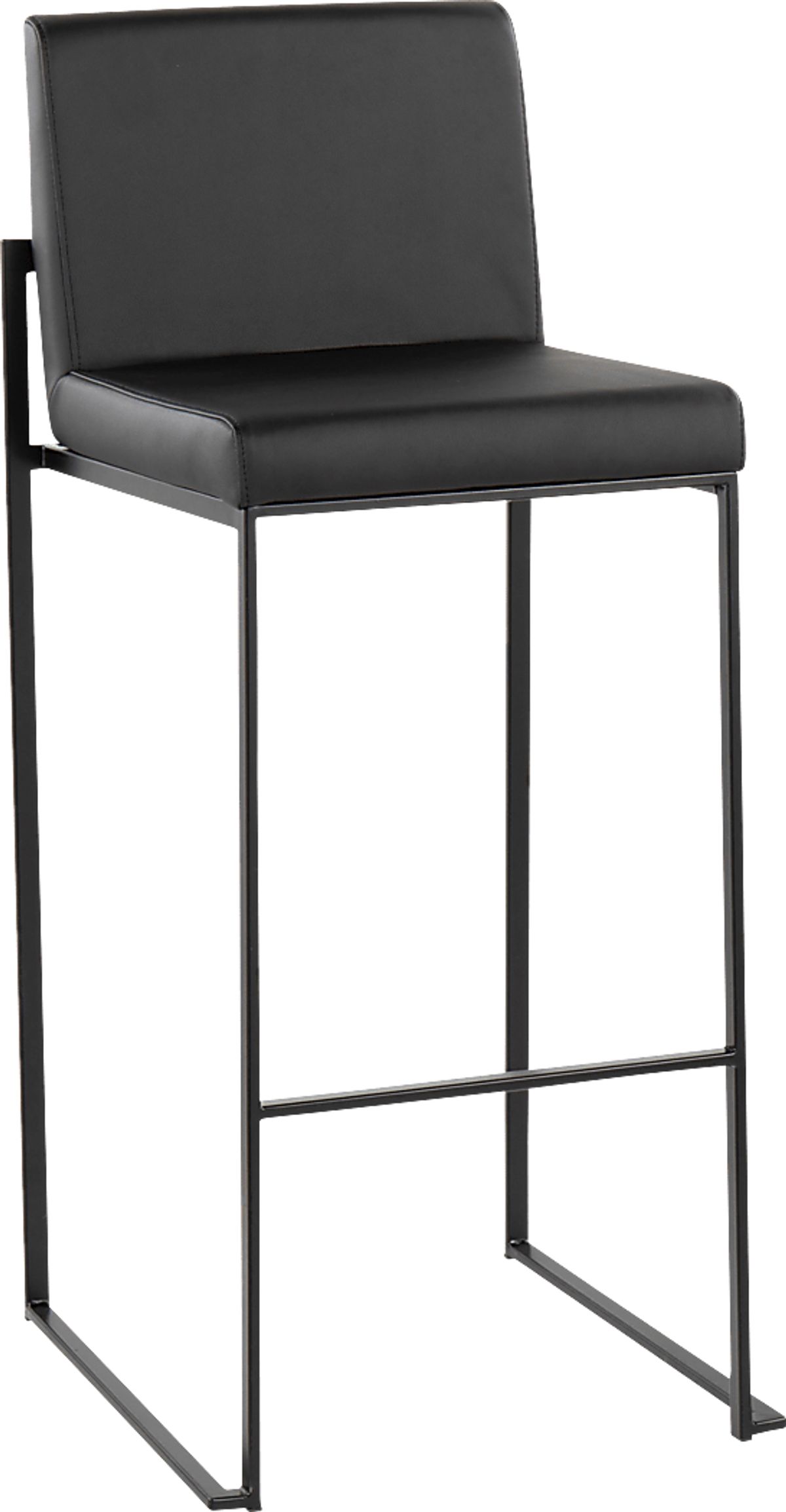 Arelane III Black Black,Colors Polyurethane Fabric Barstool, Set Of 3