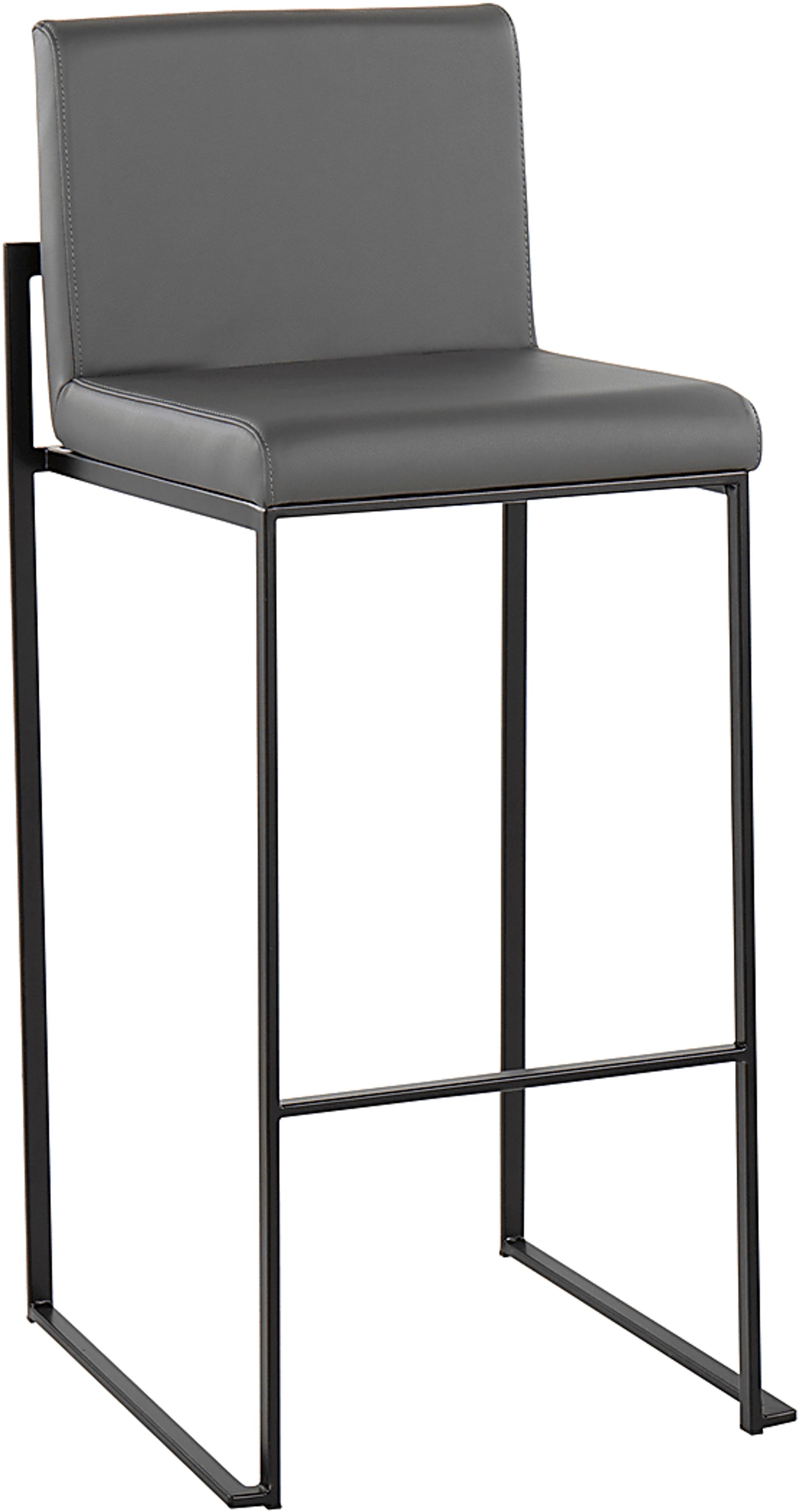 Arelane III Dark Gray Barstool, Set of 2 - Image 2