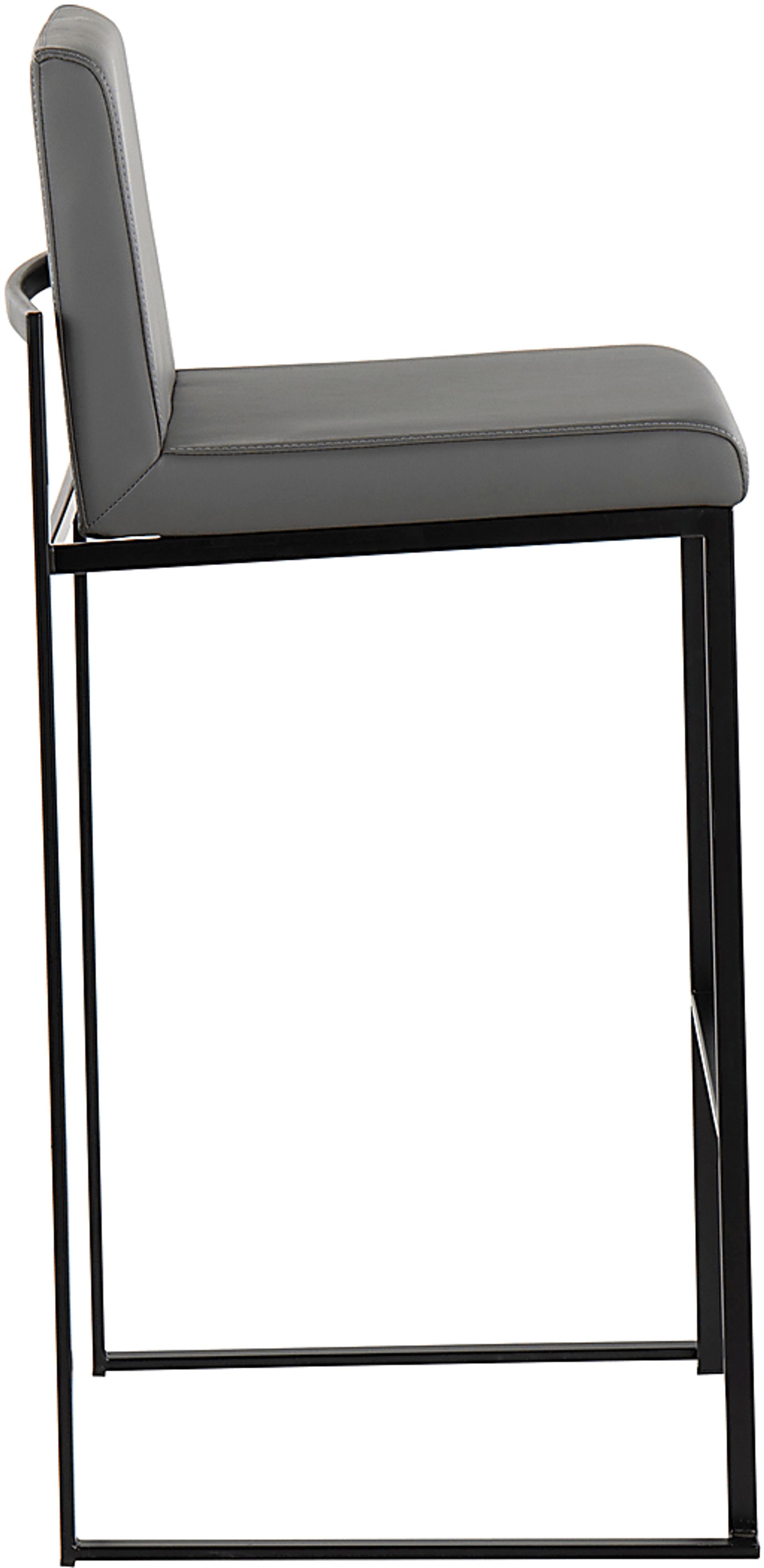Arelane III Dark Gray Barstool, Set of 2 - Image 3