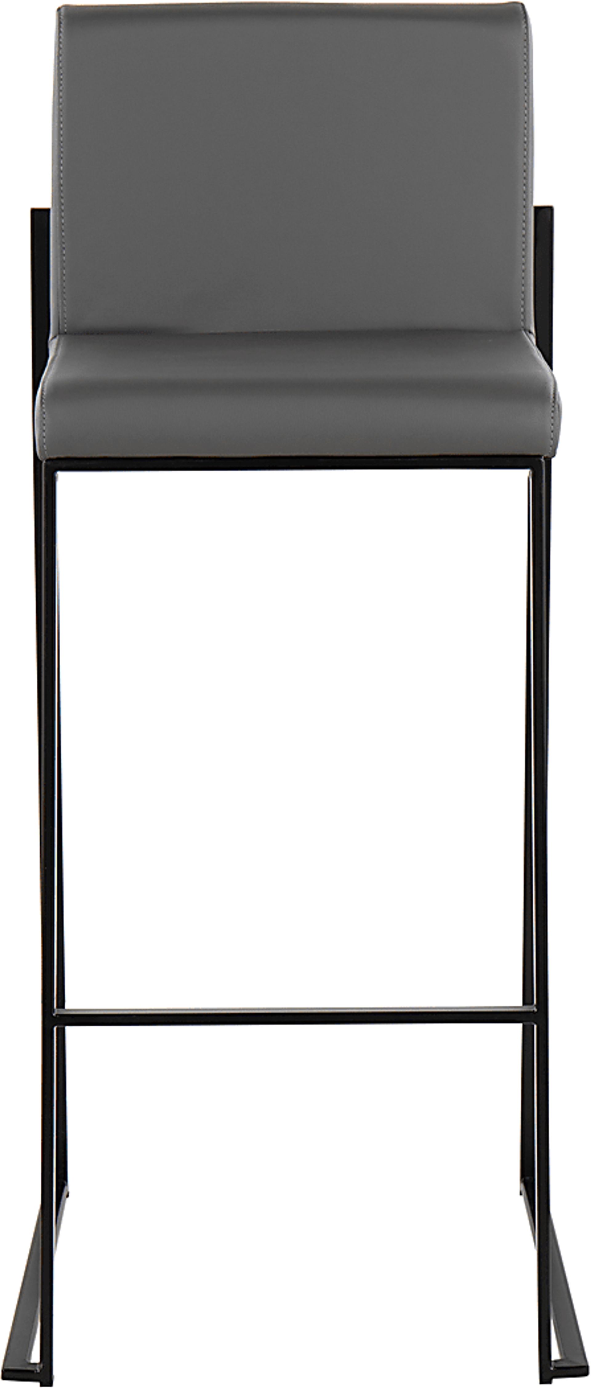 Arelane III Dark Gray Barstool, Set of 2 - Image 4
