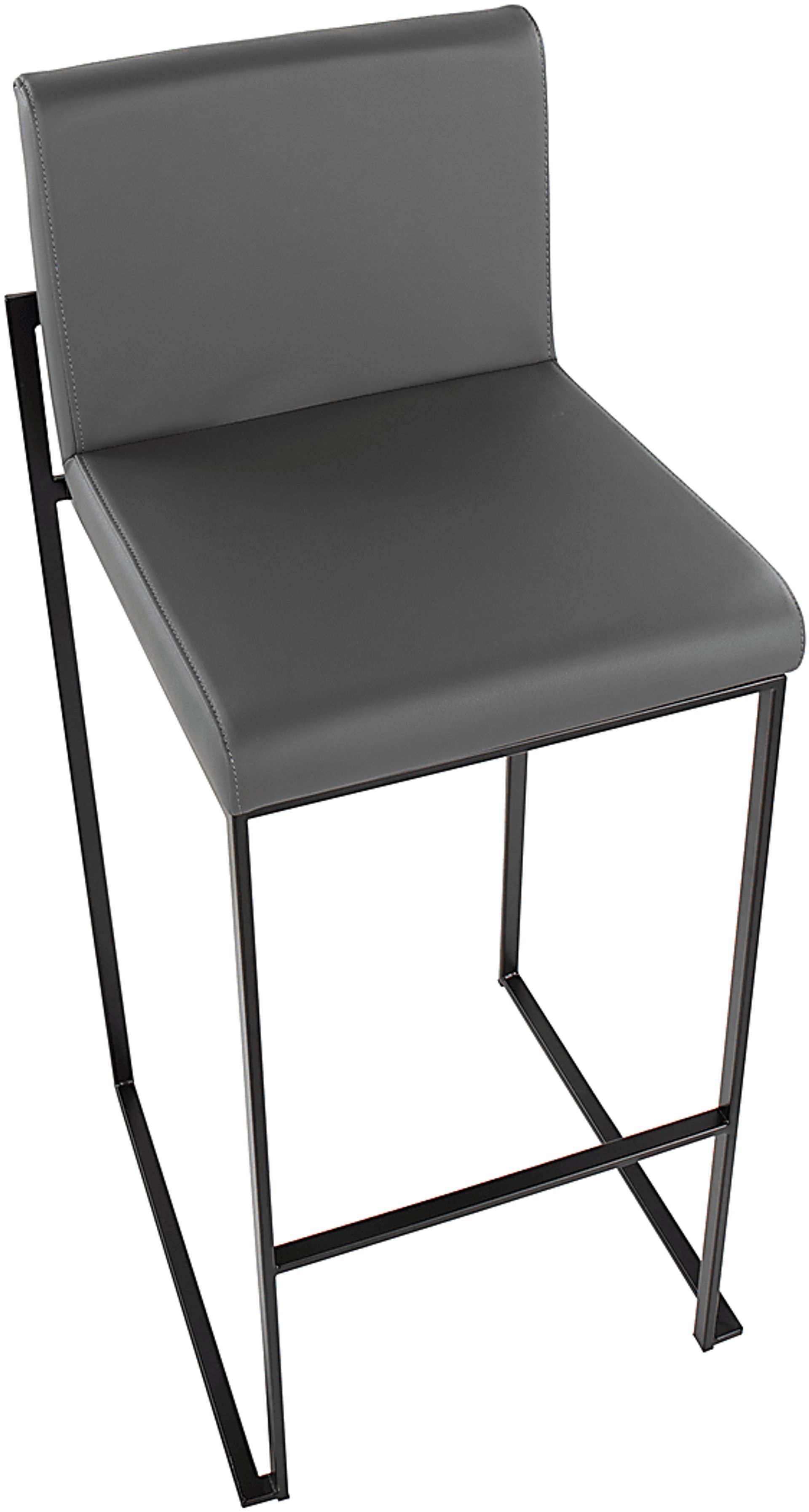 Arelane III Dark Gray Barstool, Set of 2 - Image 7