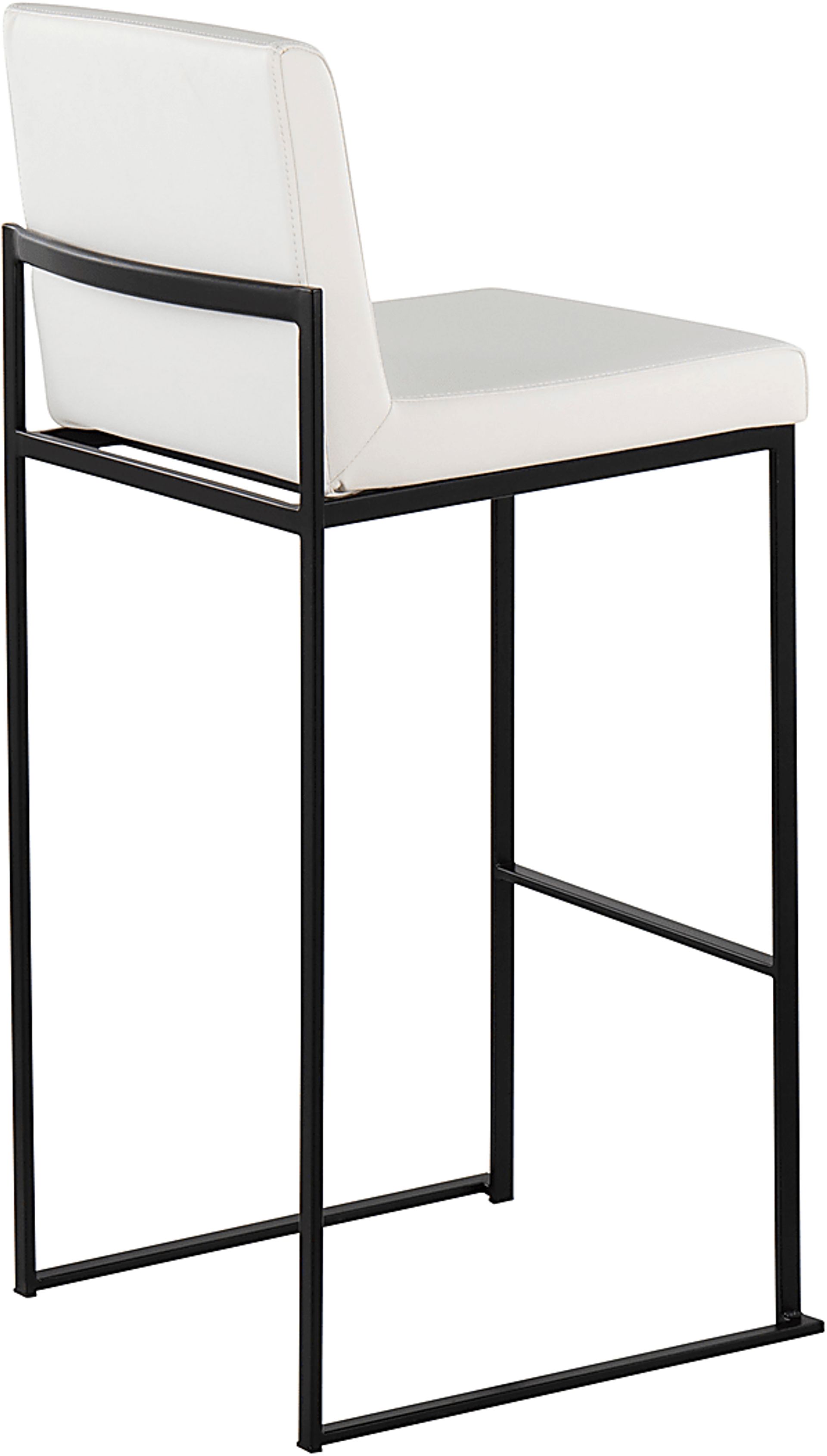 Arelane III White Barstool, Set of 2 - Image 5